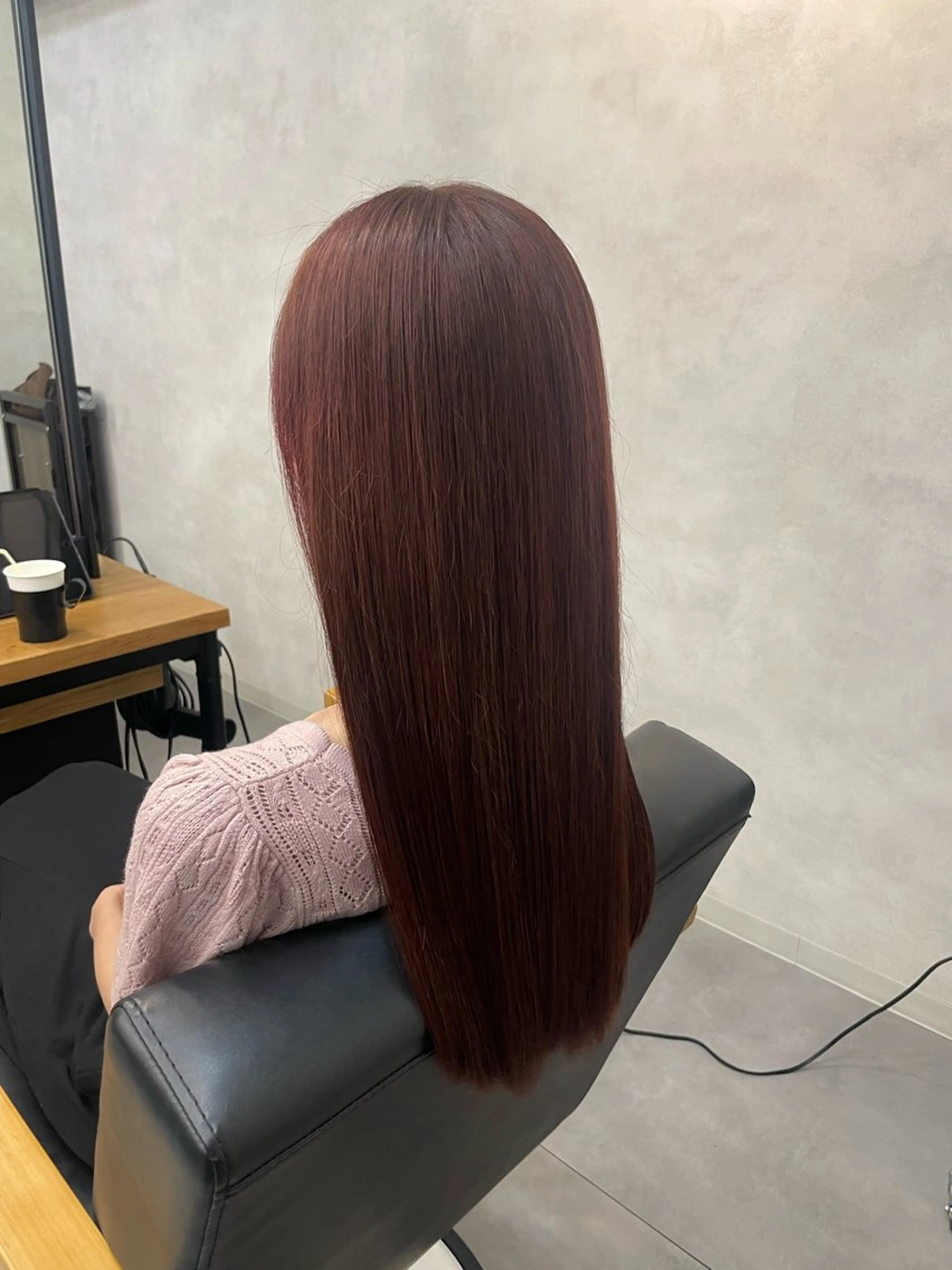 ロング カット ヘアカラー トリートメント 今村 南穂のヘアスタイル