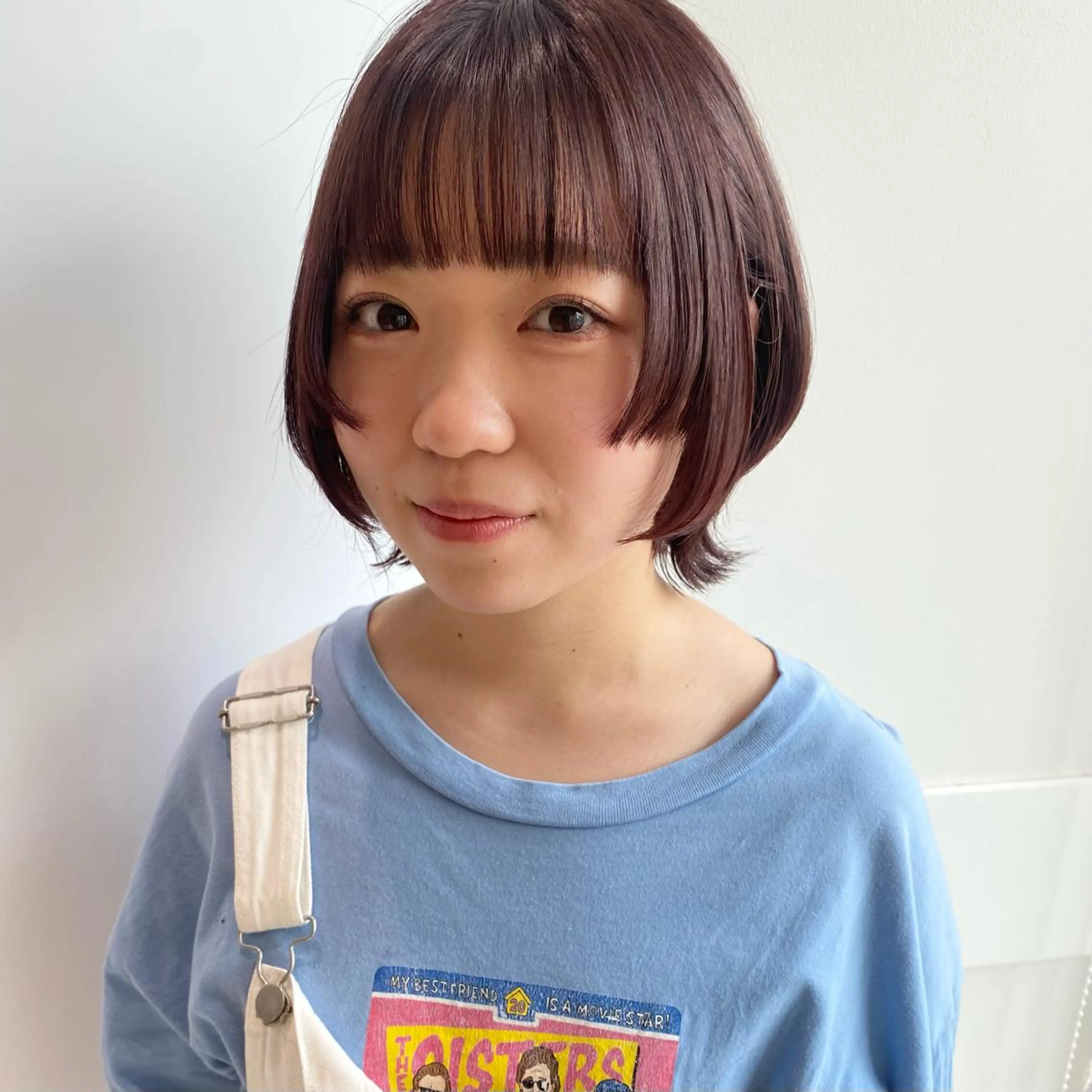 ショート カラー HOLON池袋所属・レイヤー/ウルフ/ ハッシュカット/七海のヘアスタイル