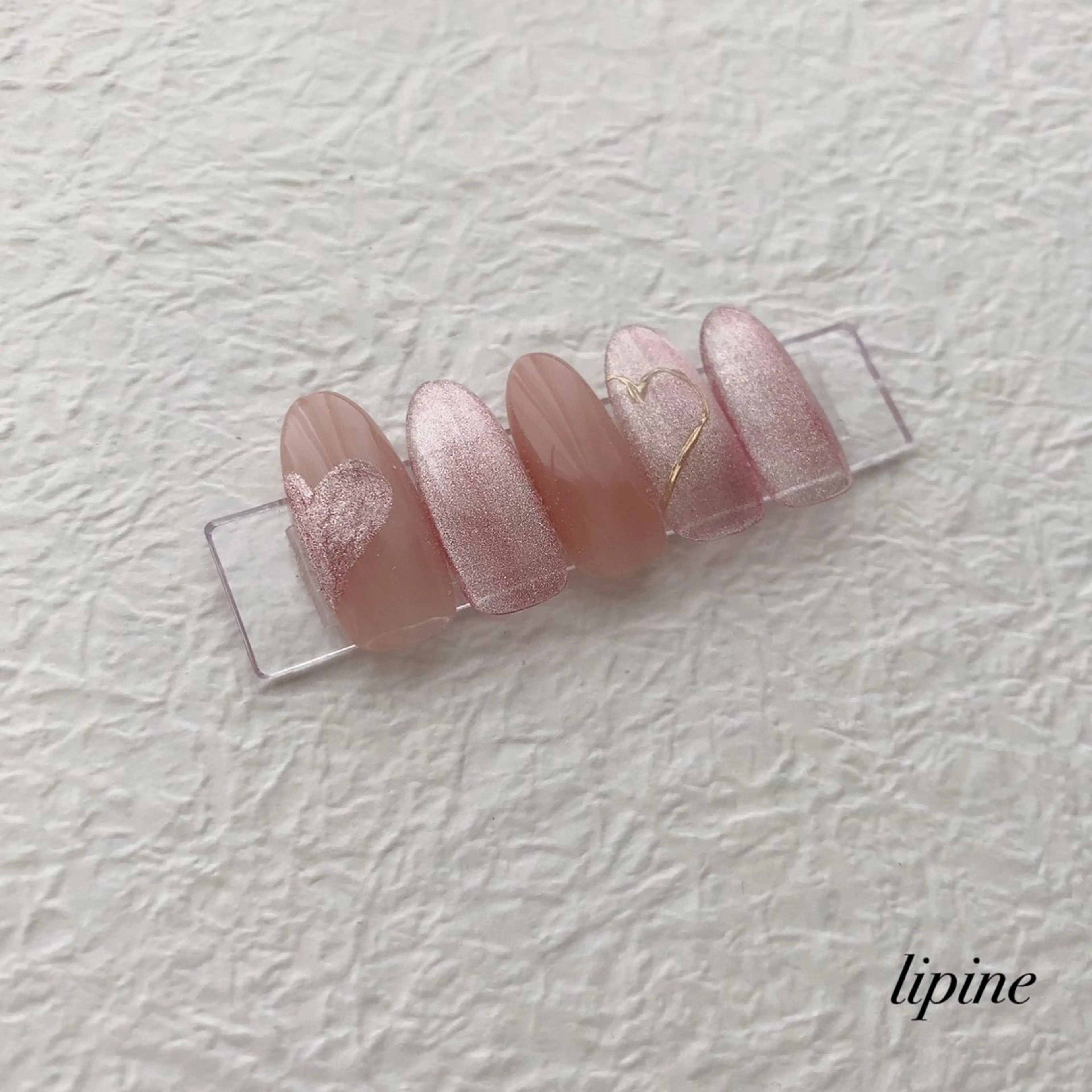 ネイル マグネットネイル ネイルサロン lipineのネイルデザイン