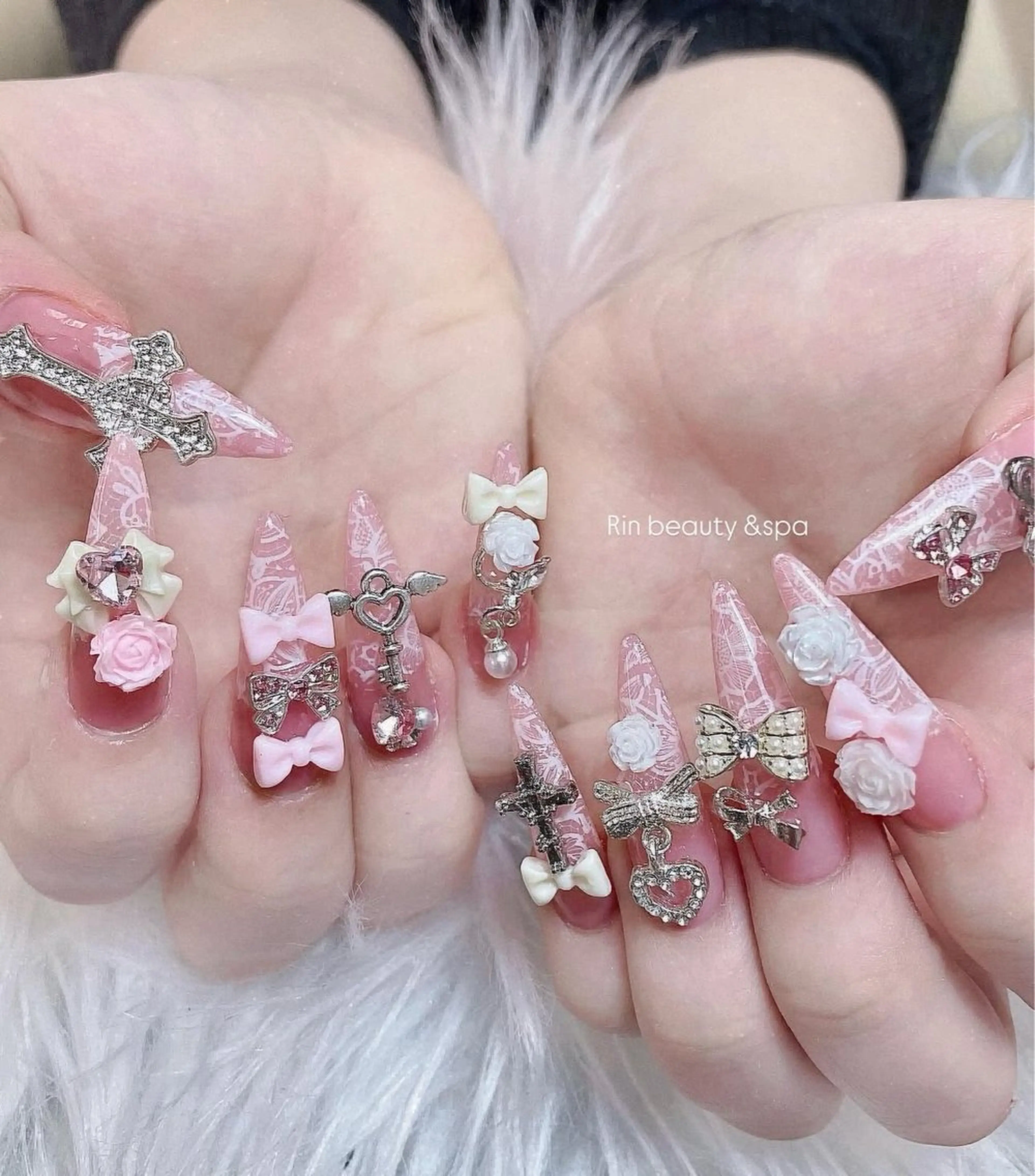 【限定】長だし10本アート・ストーン・パーツつけ放題¥12500→¥10500の写真