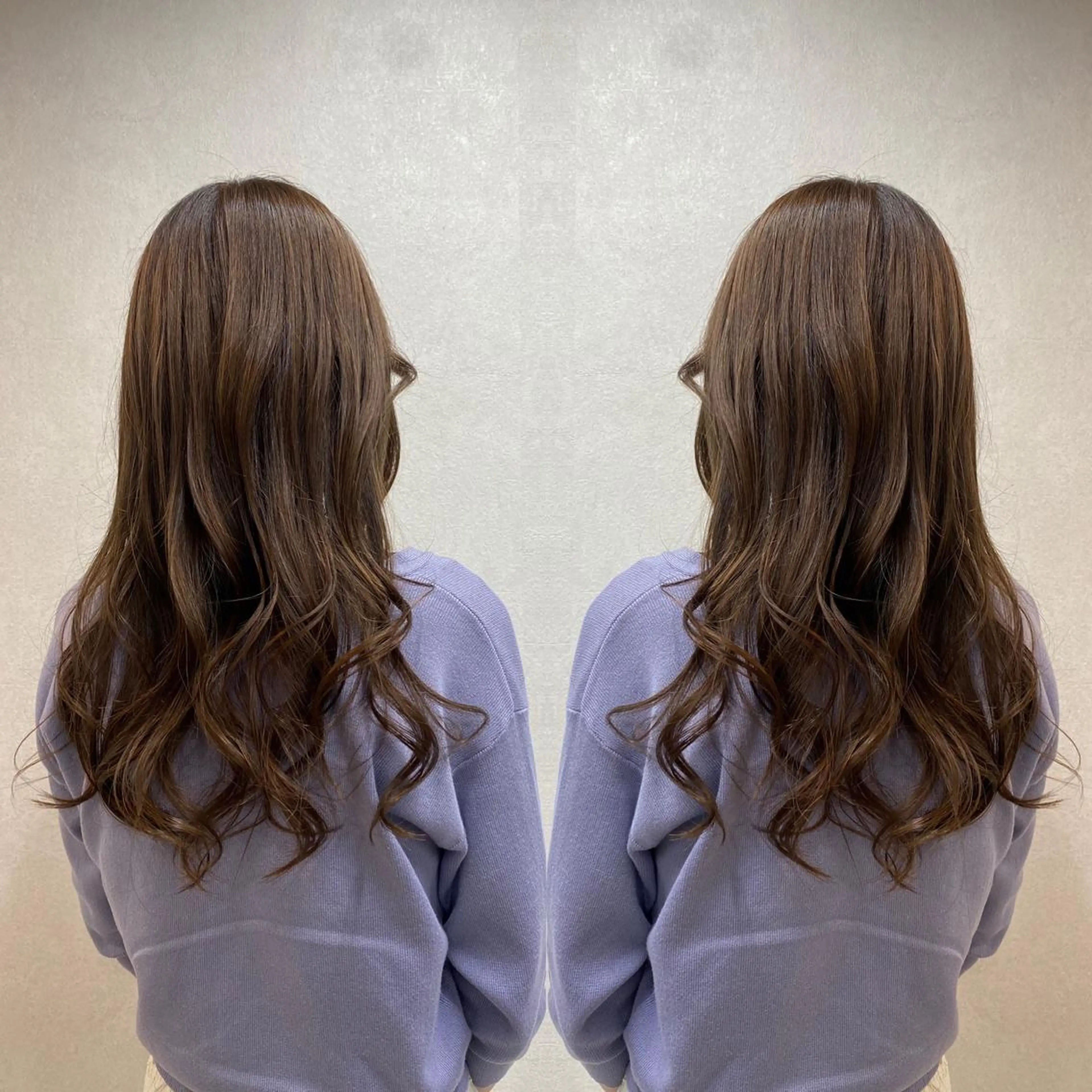 ロング カラー カット トリートメント tocca 💜石田愛結💜のヘアスタイル