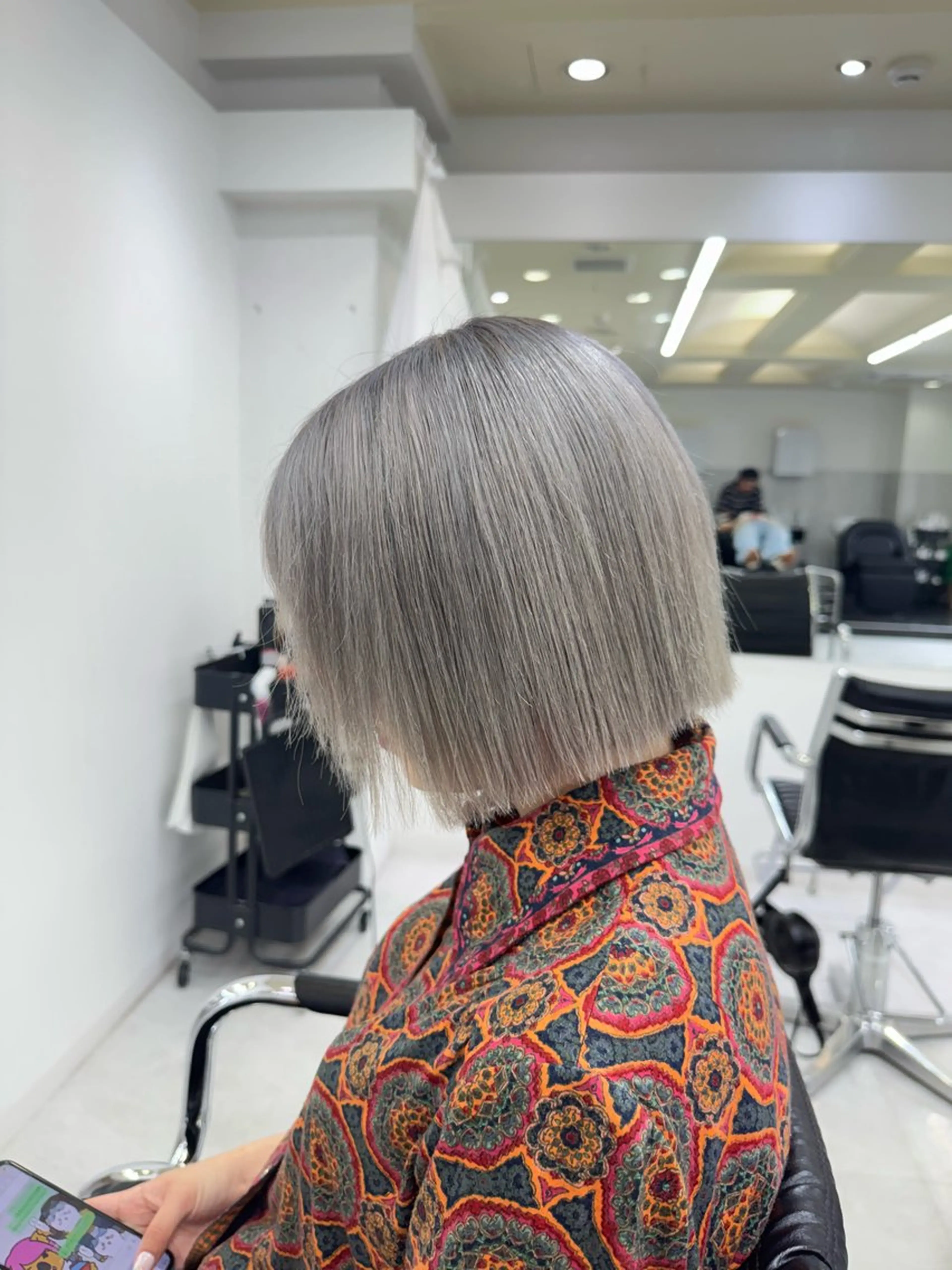 ショート カラー ヘアカラー トリートメント 艶髪✨/心斎橋美容室 /藤田勇也のヘアスタイル