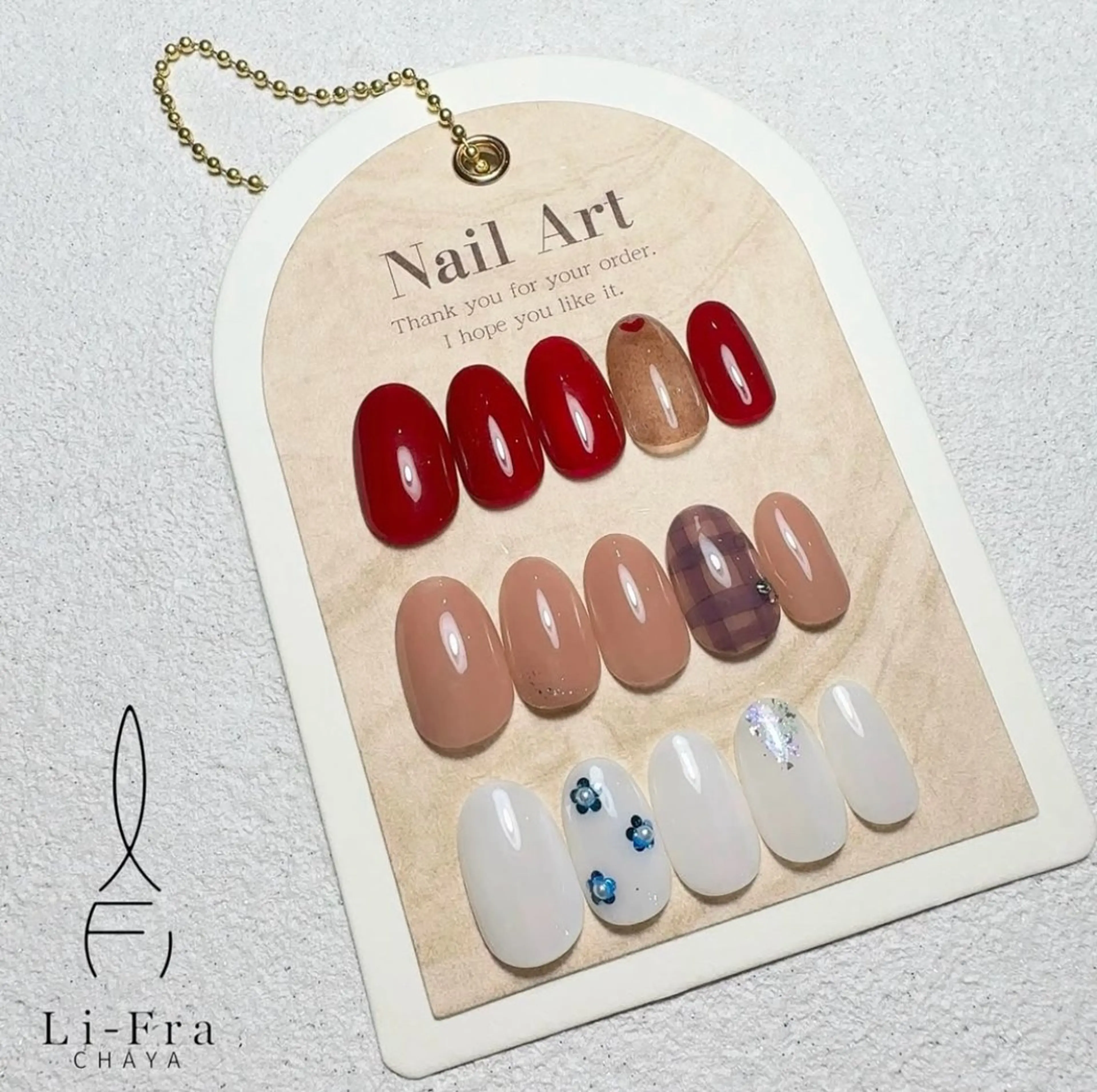 ネイル ハンドネイル Li-Fra 神野さやのネイルデザイン