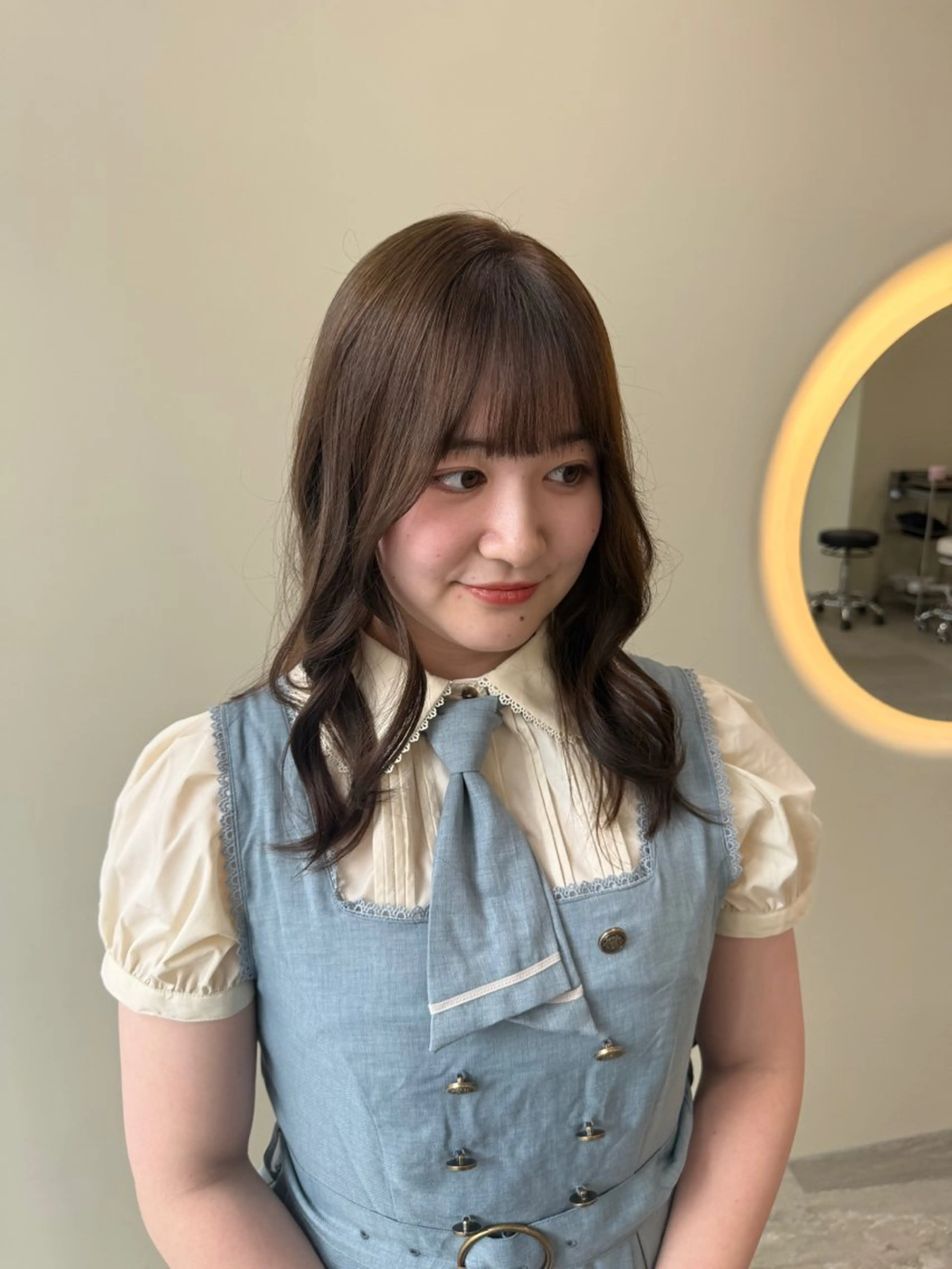 セミロング カラー カット ヘアカラー トリートメント 🩶 AIRA / 透明感カラー 🩶のヘアスタイル