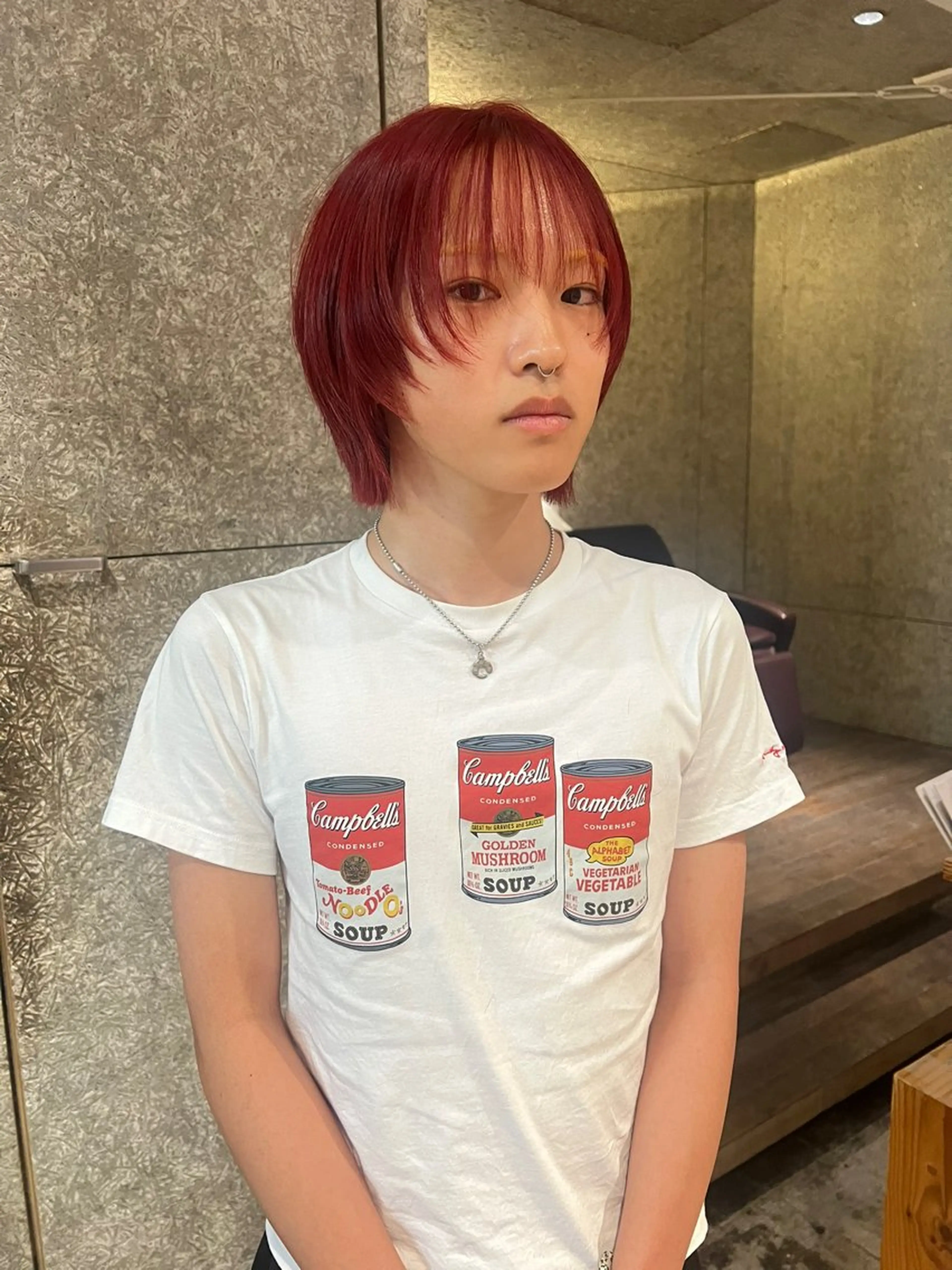 【メンズ限定半額メニュー】カラー＋シャンプーブロー￥8800→￥4400の写真