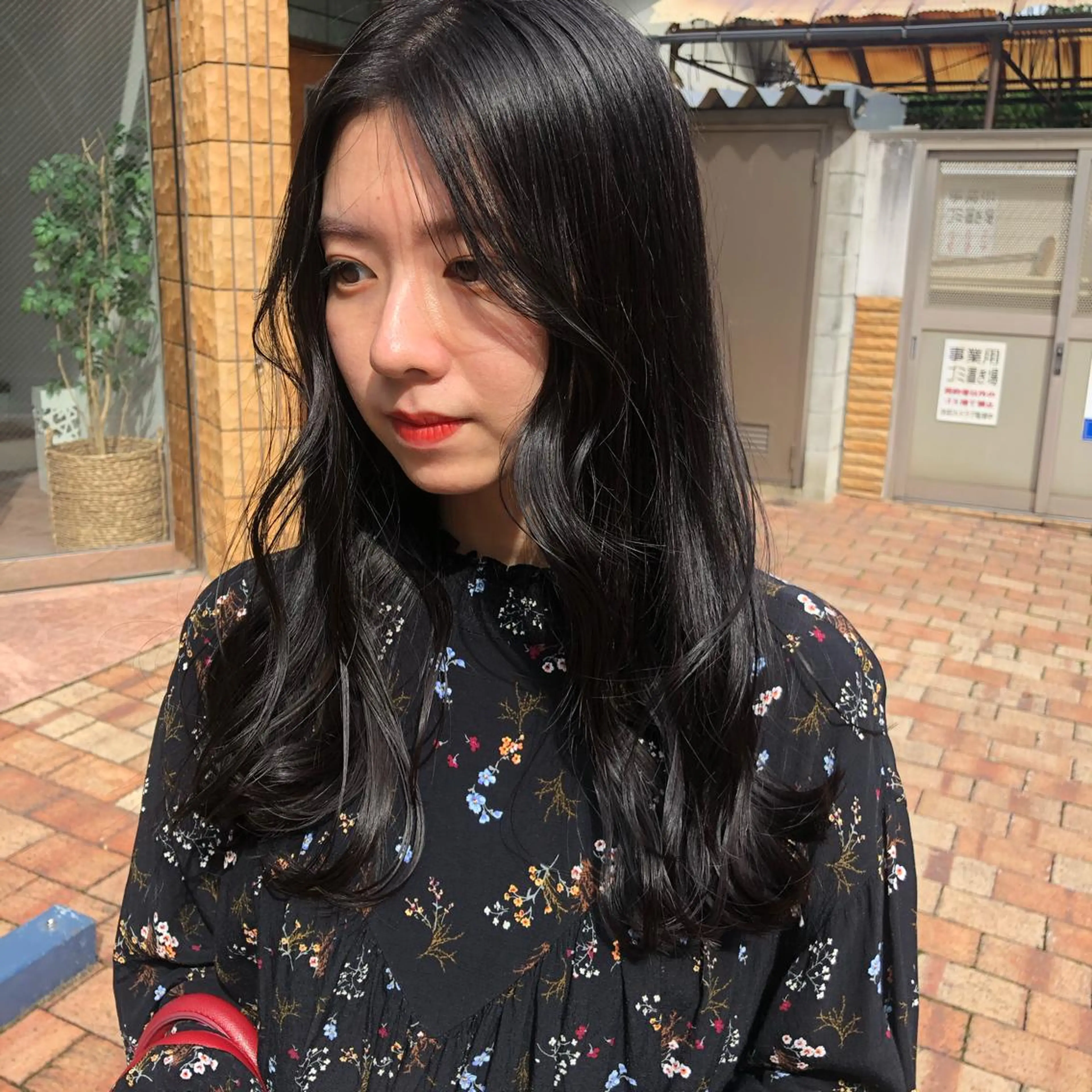 ロング カラー パーマ ヘアアレンジ BRUNTJET所属・MAEDA MADOKAのヘアスタイル