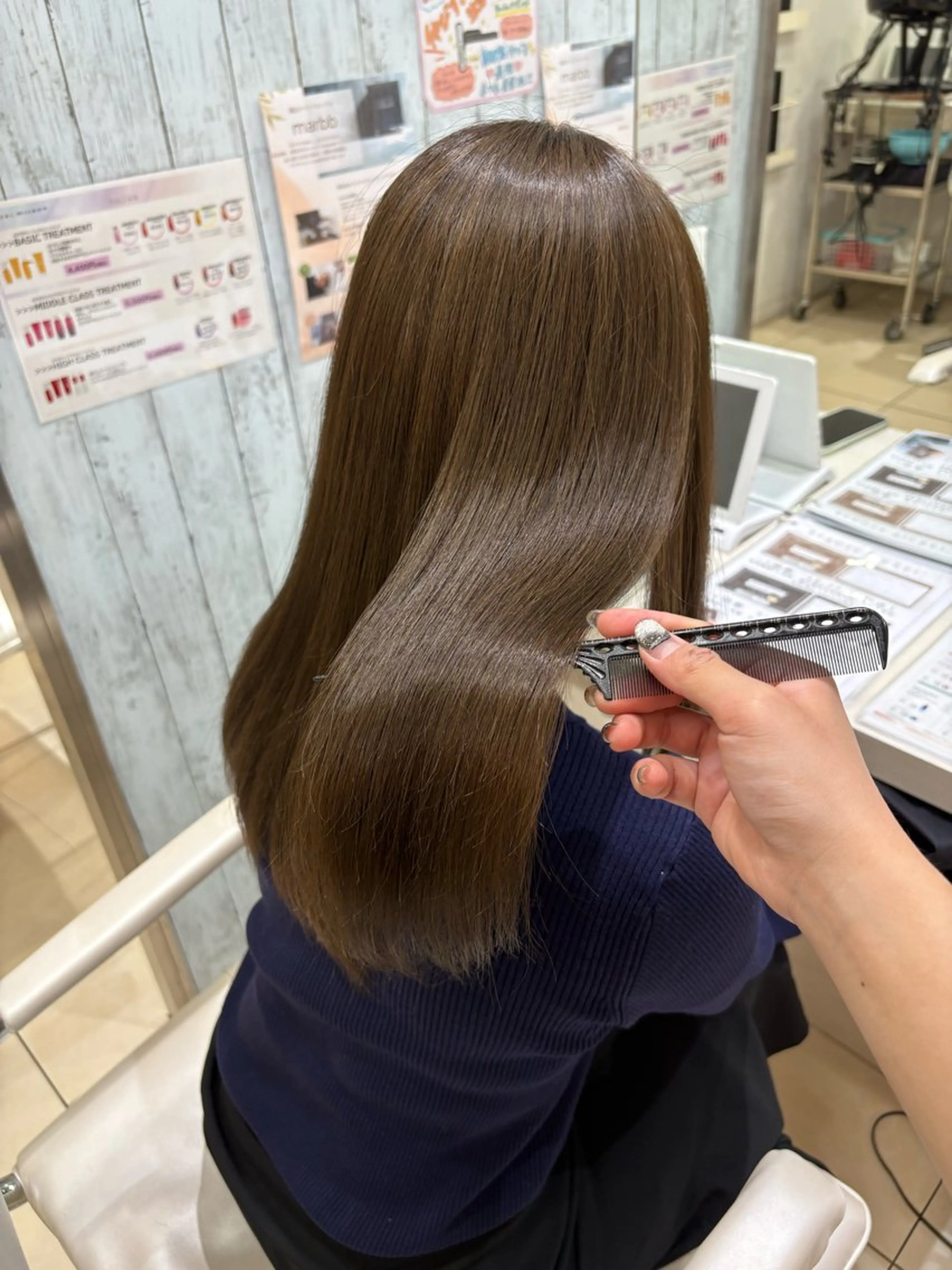 ミディアム カラー 🌻髪質改善カラー 🌻Yunaのヘアスタイル