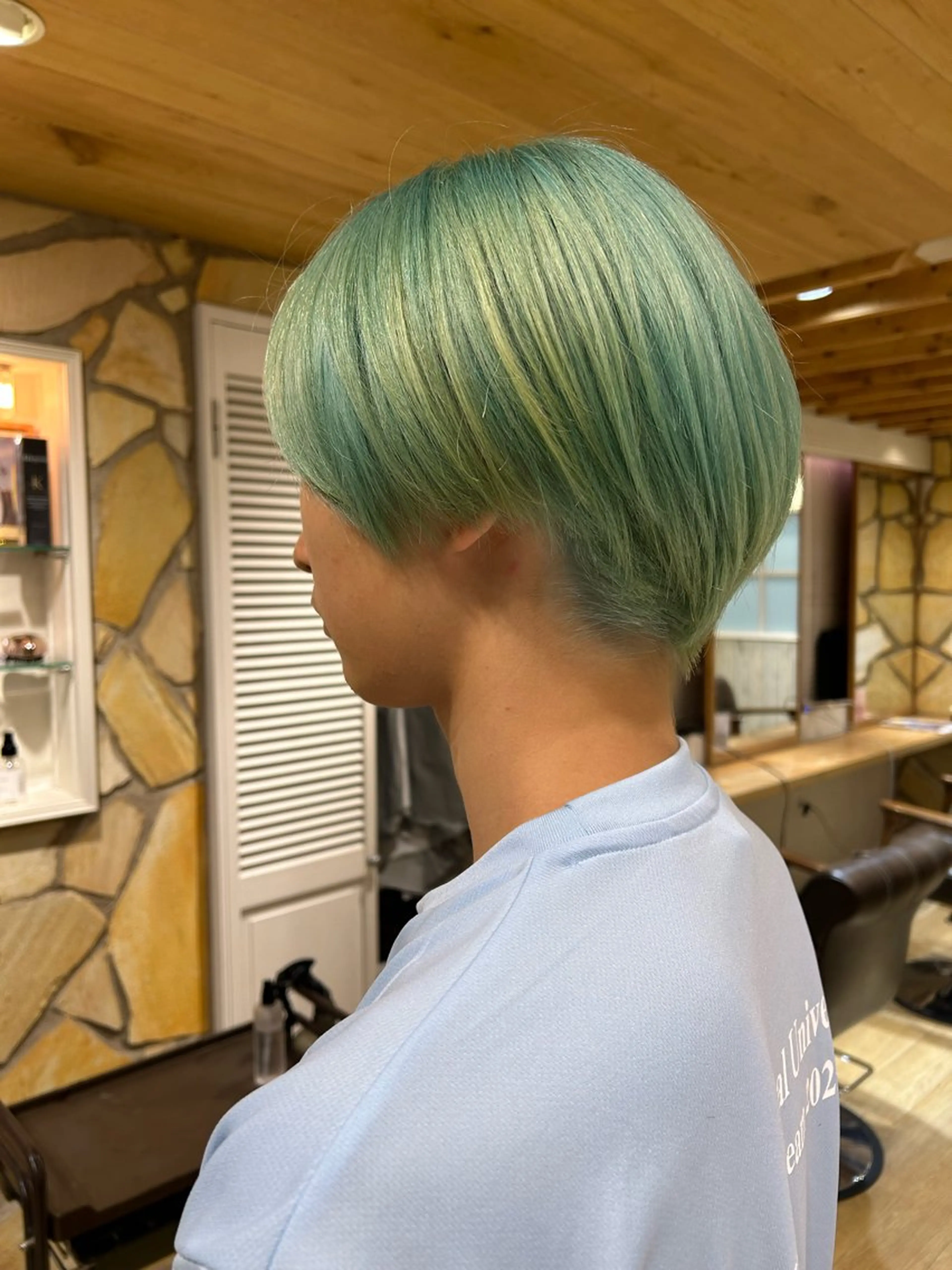 ショート カラー メンズ カット ヘアカラー kawabe maikoのヘアスタイル