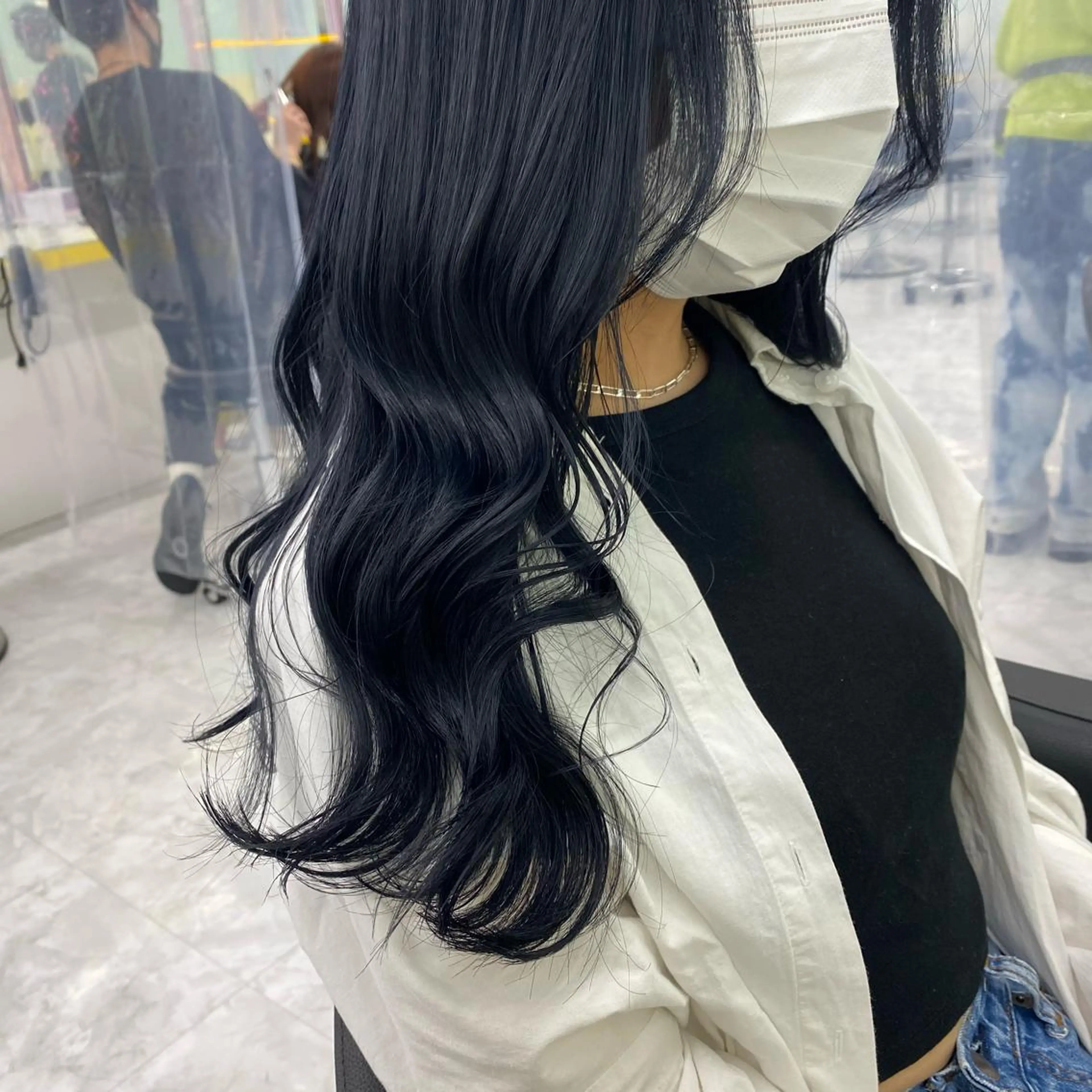 セミロング カラー ヘアアレンジ ヘアカラー トリートメント GOTODAY shair salon 横浜mare店所属・透明感抜群カラー mai🍑♡のヘアスタイル