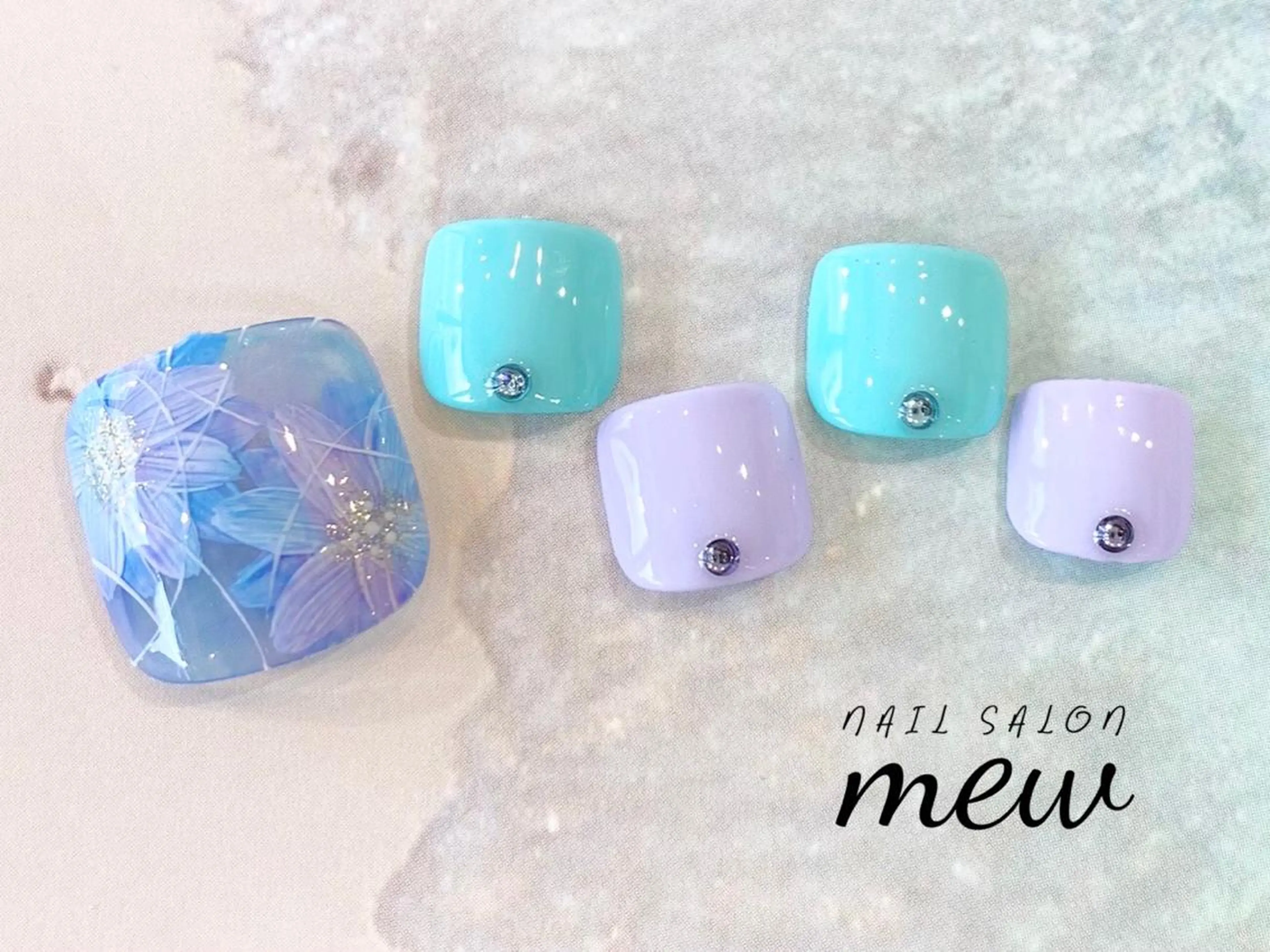 ネイル フットネイル Nail salon mewのネイルデザイン
