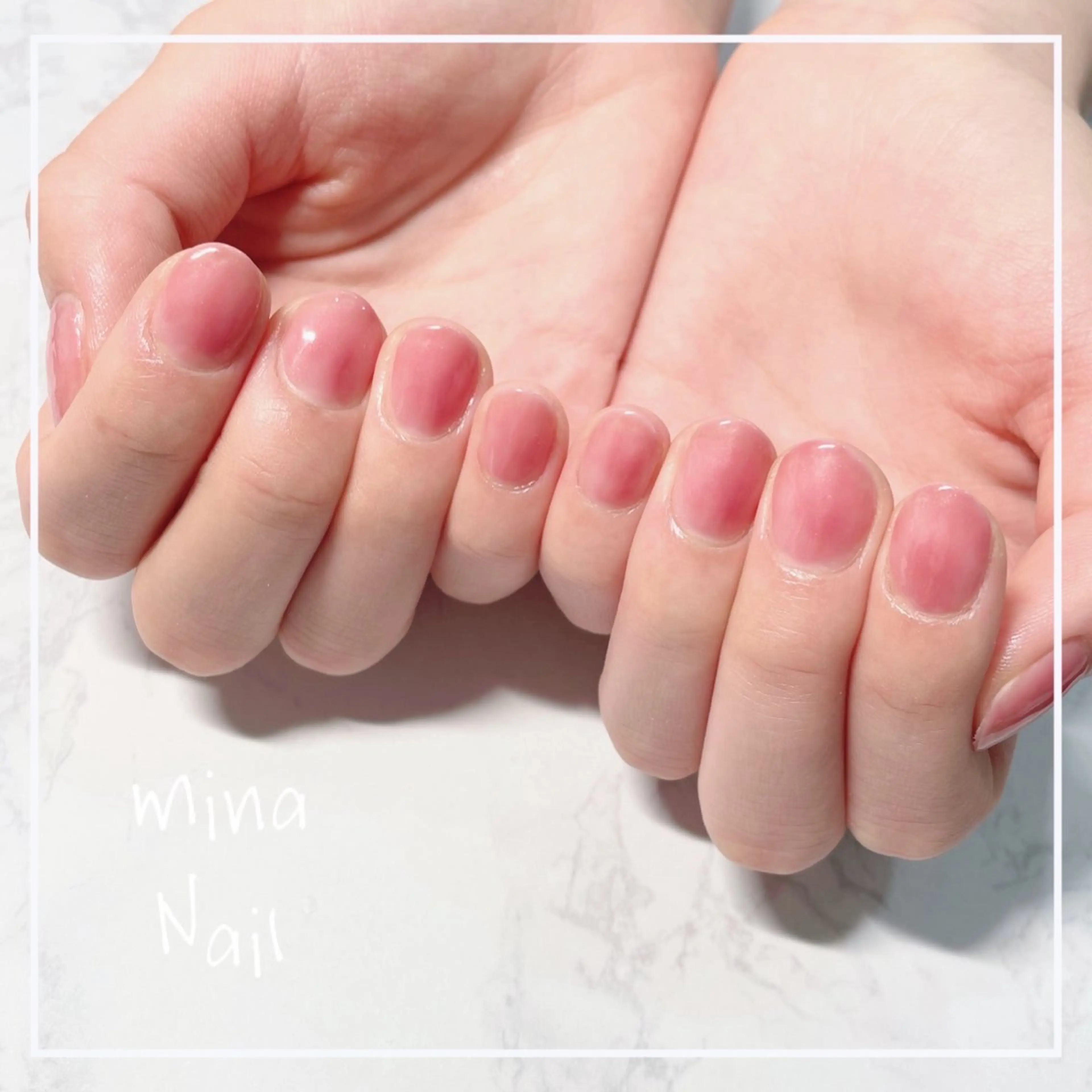 ネイル ワンカラーネイル mina Nailのネイルデザイン