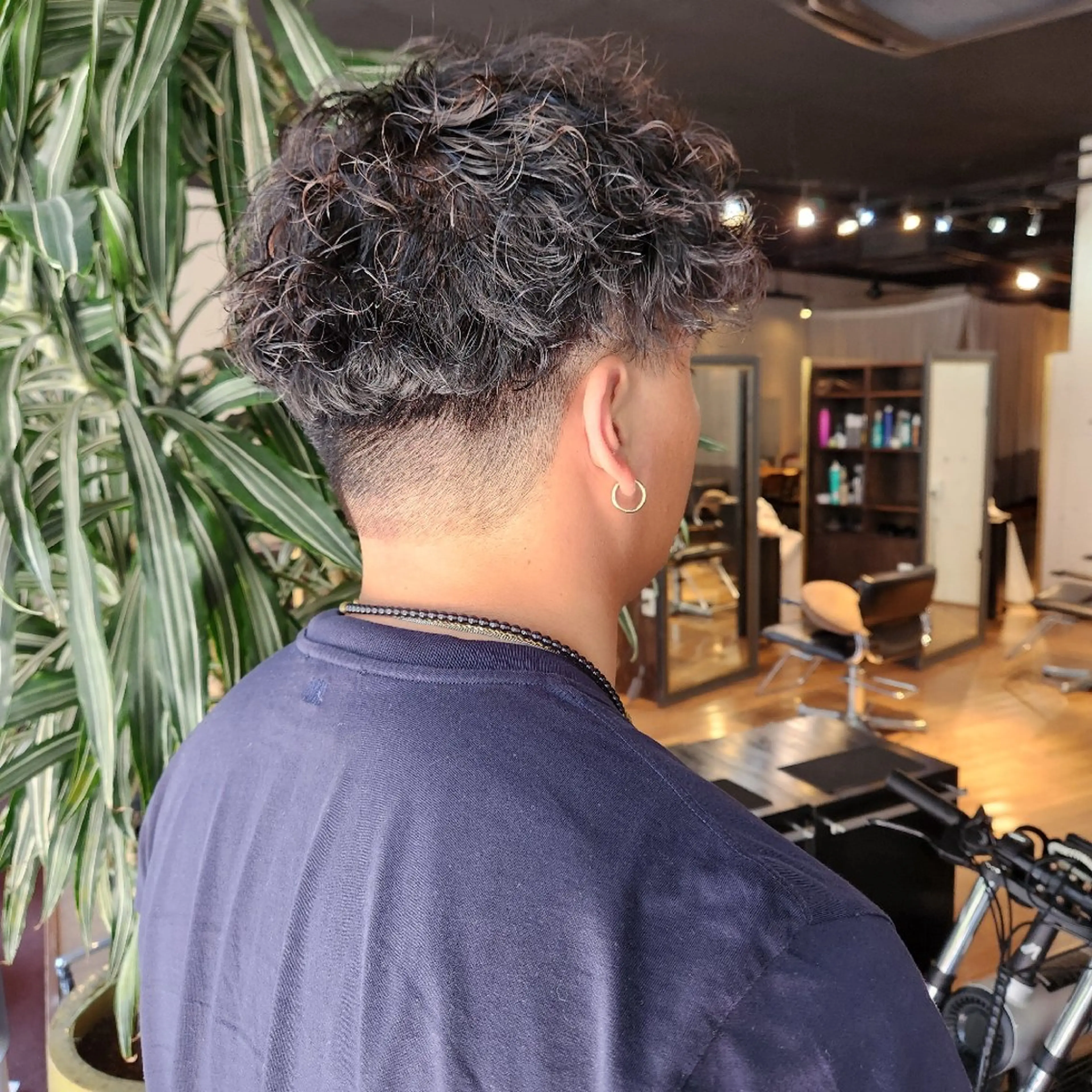 ショート パーマ メンズ カット パーマ SAVA keyaki所属・ハヤシ マユ ✂のヘアスタイル
