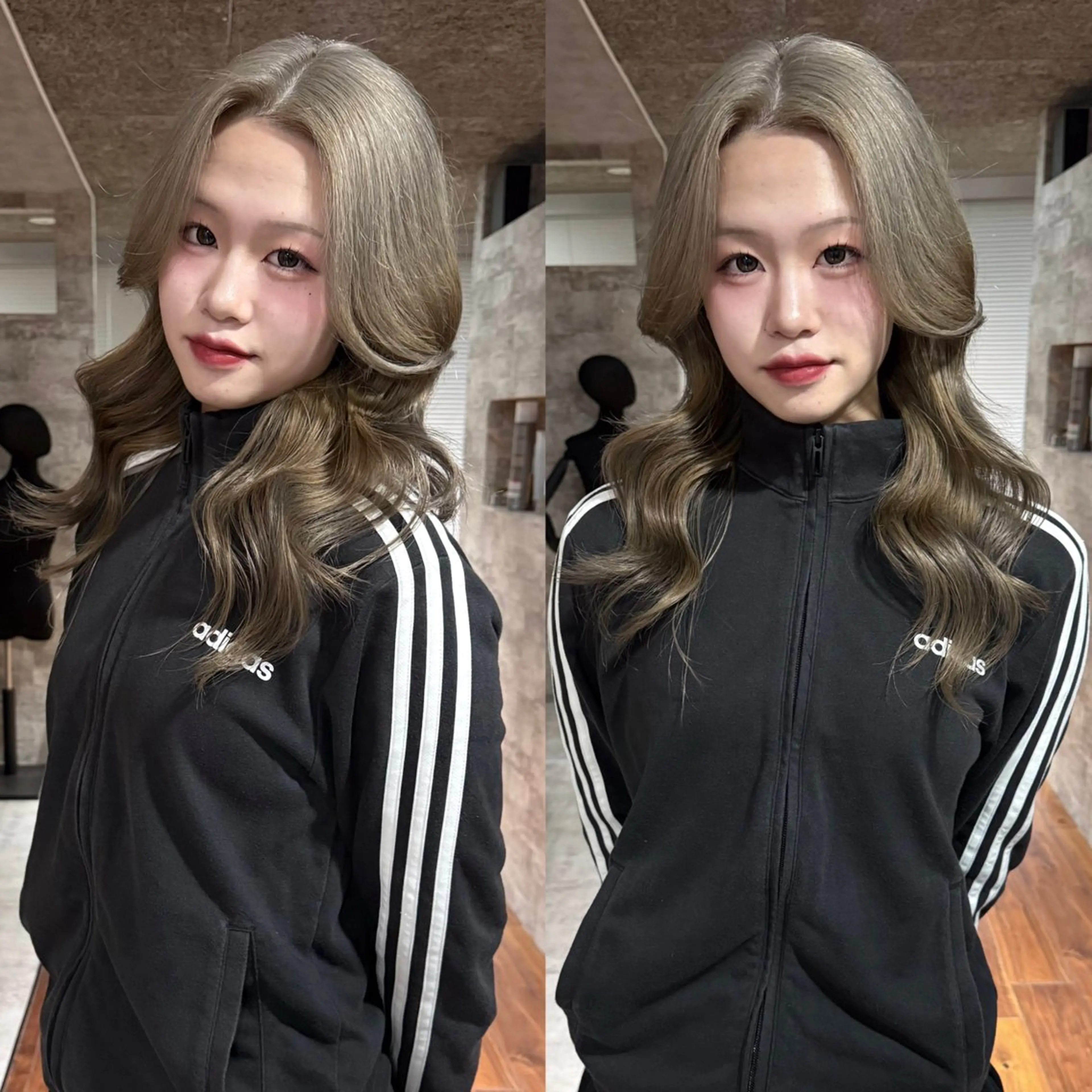 ミディアム カラー 似合わせカット ヘアセット mai / linoah˚✧のヘアスタイル