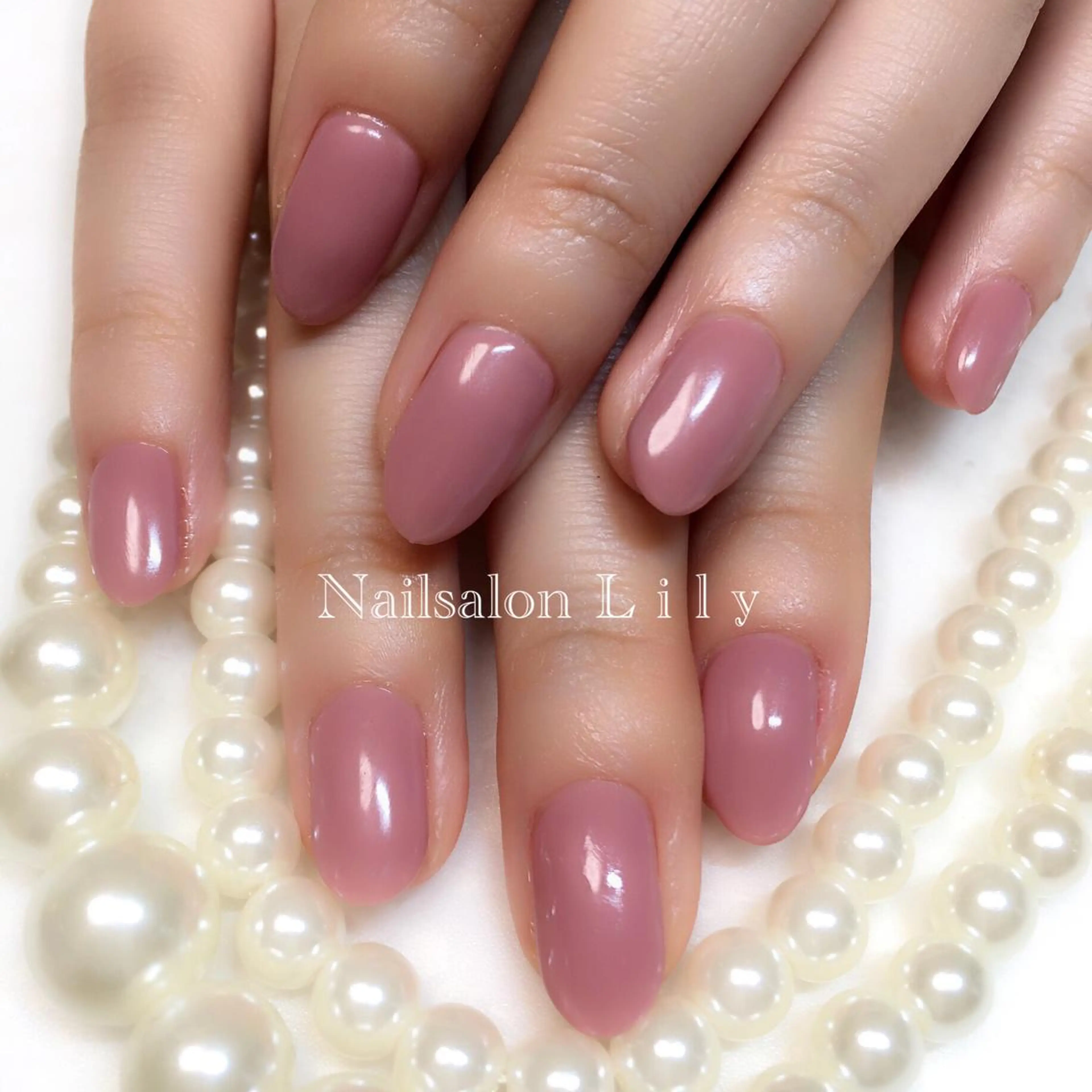 ネイル ピンク Nailsalon Lilyのネイルデザイン
