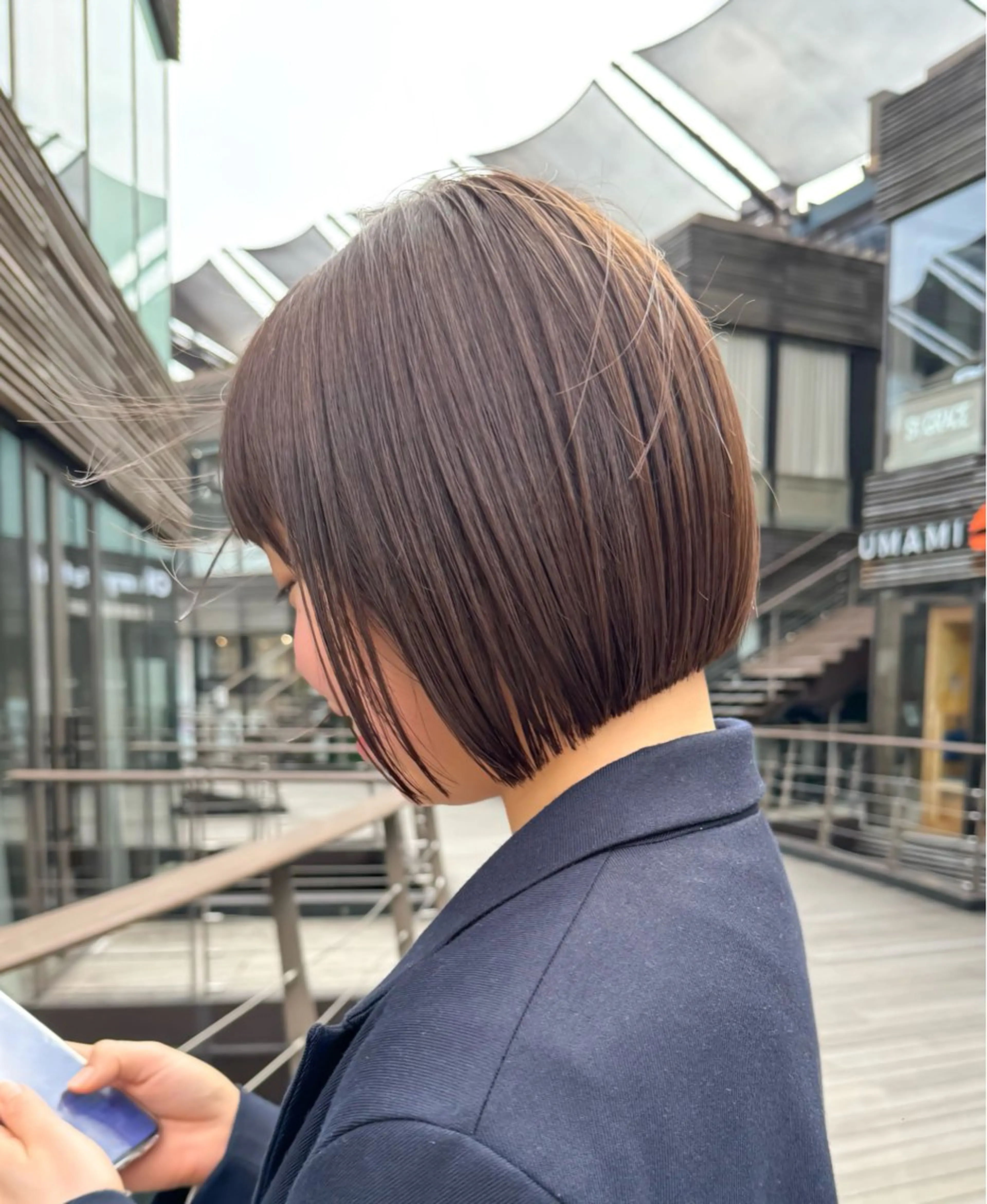 ショート カラー ブラウンカラー ボブ カット ヘアカラー トリートメント ボブ/ショート/ shinのヘアスタイル