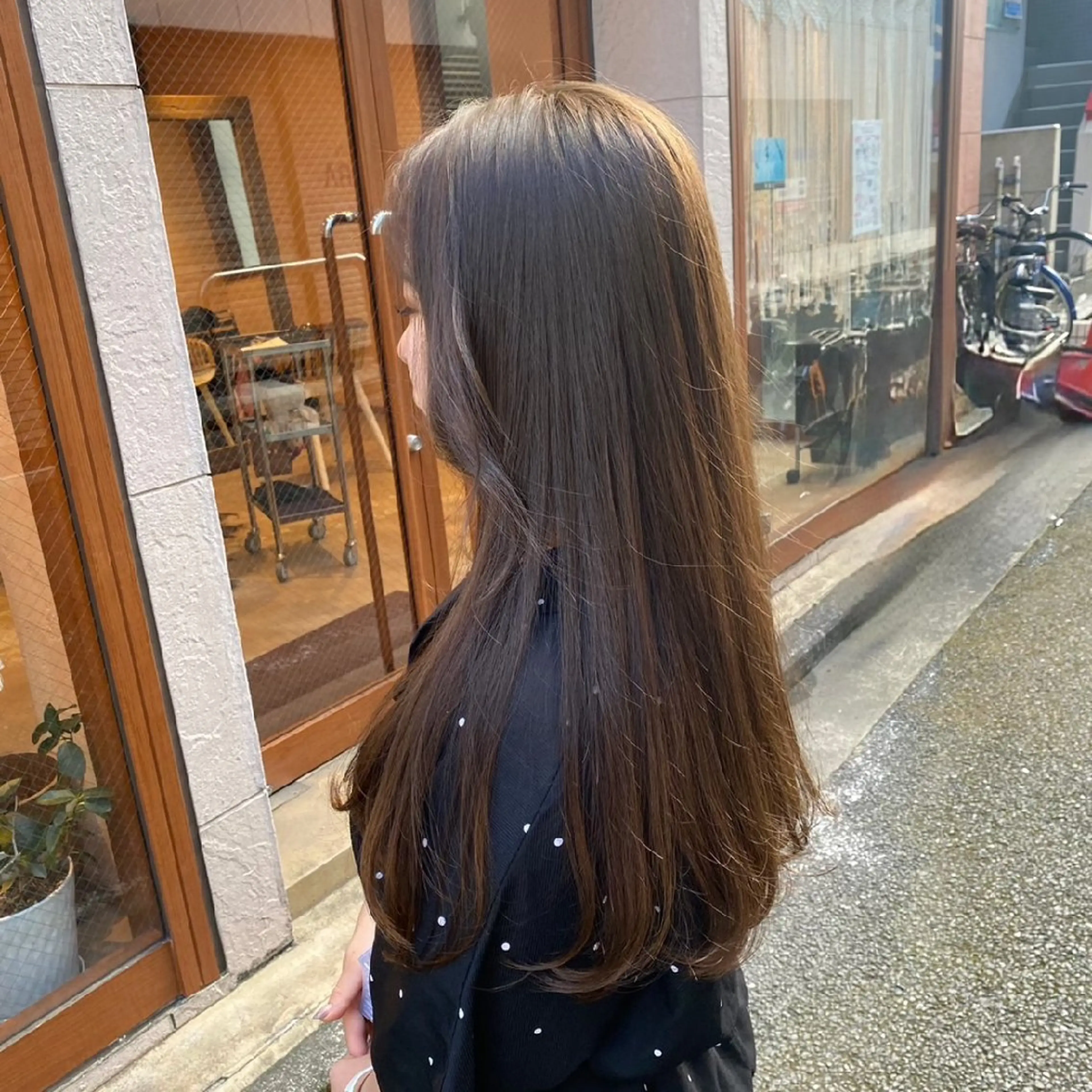カラー ロング ブリーチ 透明感カラー ブリーチなしカラー ❁︎NOAN❁︎ ｶｯﾄﾓﾃﾞﾙ募集中のヘアスタイル