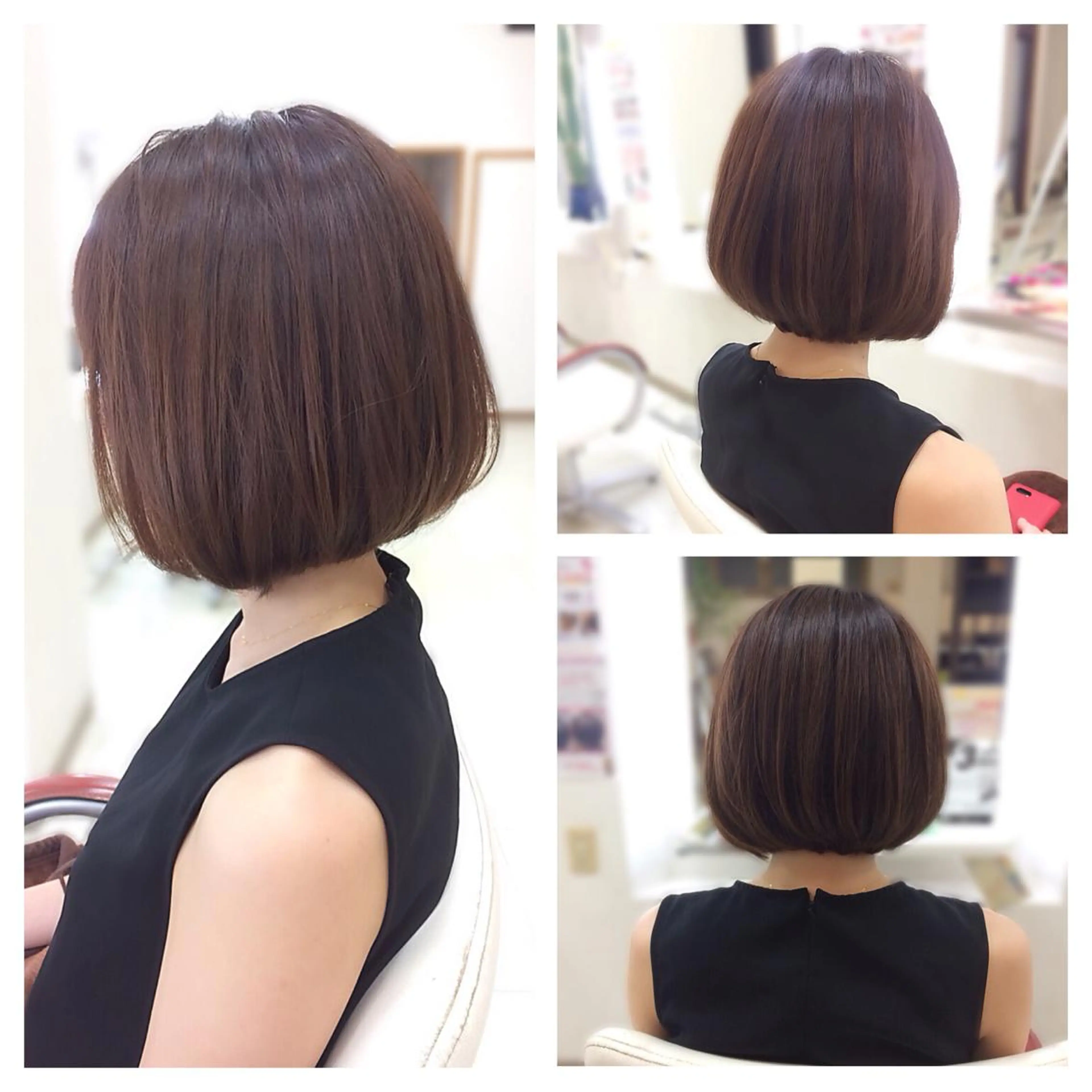 ミディアム ボブ カット トリートメント ヘッドスパ Hair VERDEのヘアスタイル