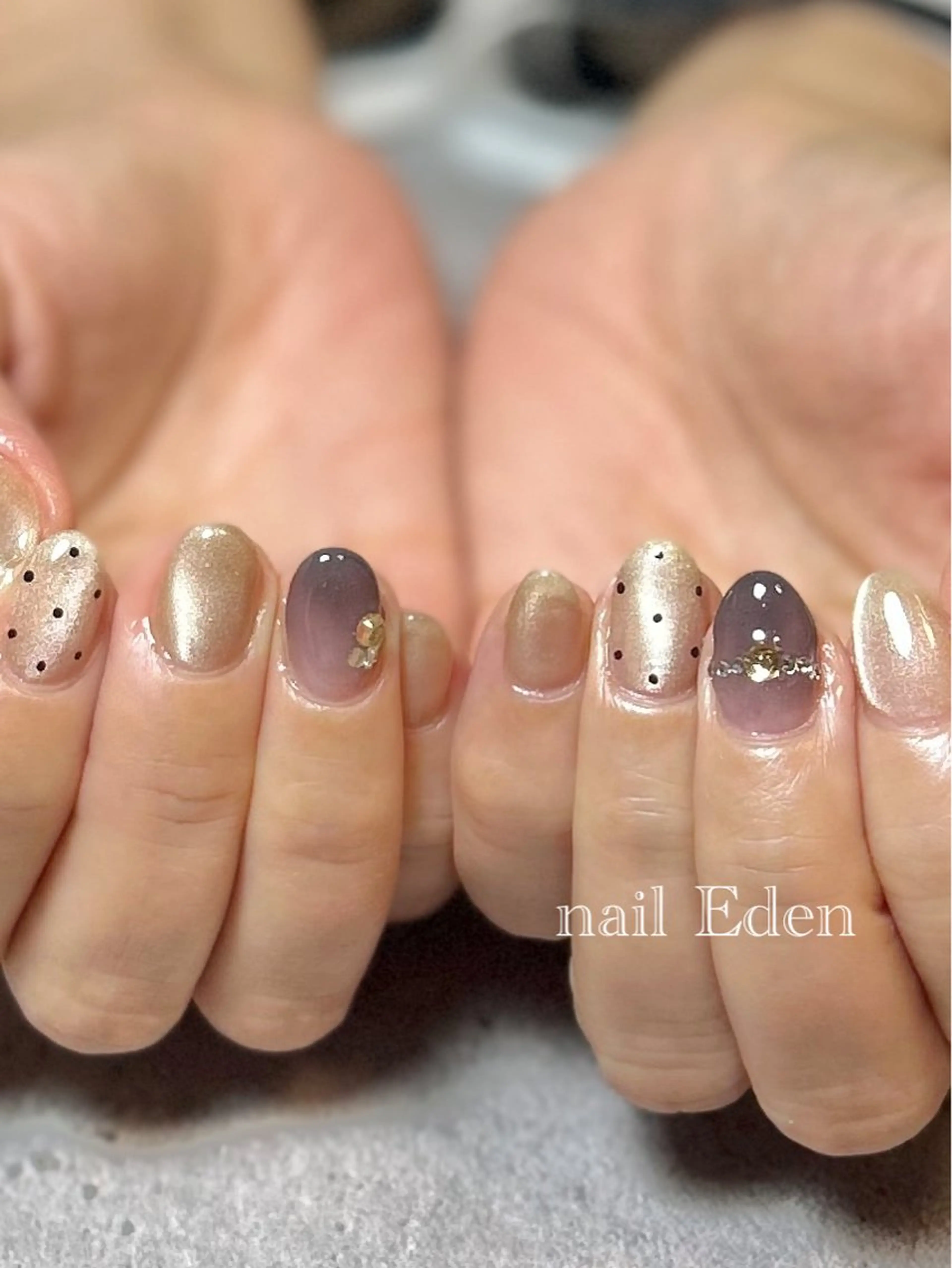 ネイル 持ち込み ハンドネイル ハンドケア Eden　private nail saron所属・Eden ♾️のネイルデザイン