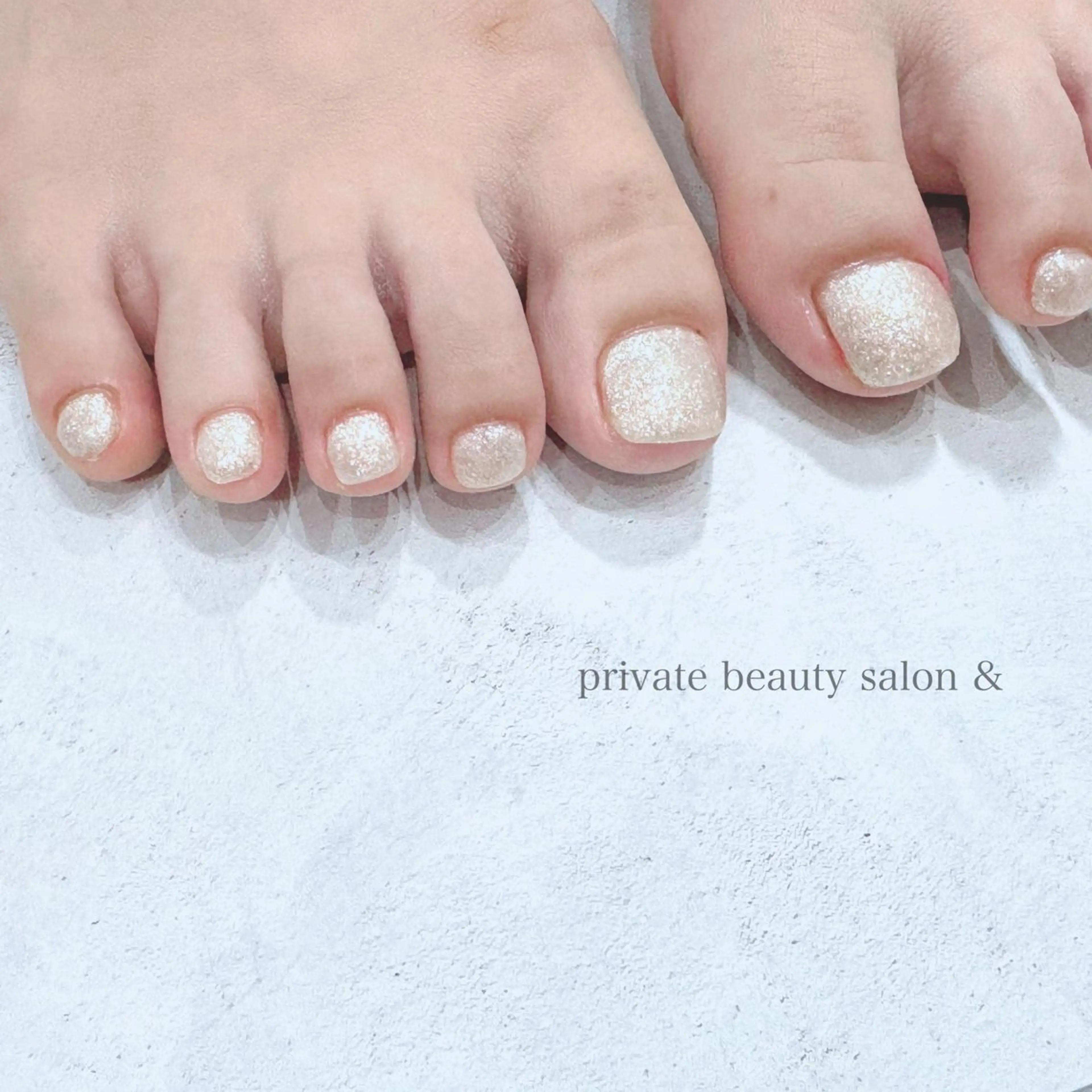 ネイル フットネイル ワンカラーネイル private beauty salon &所属・＆草津店 田中 歩のネイルデザイン