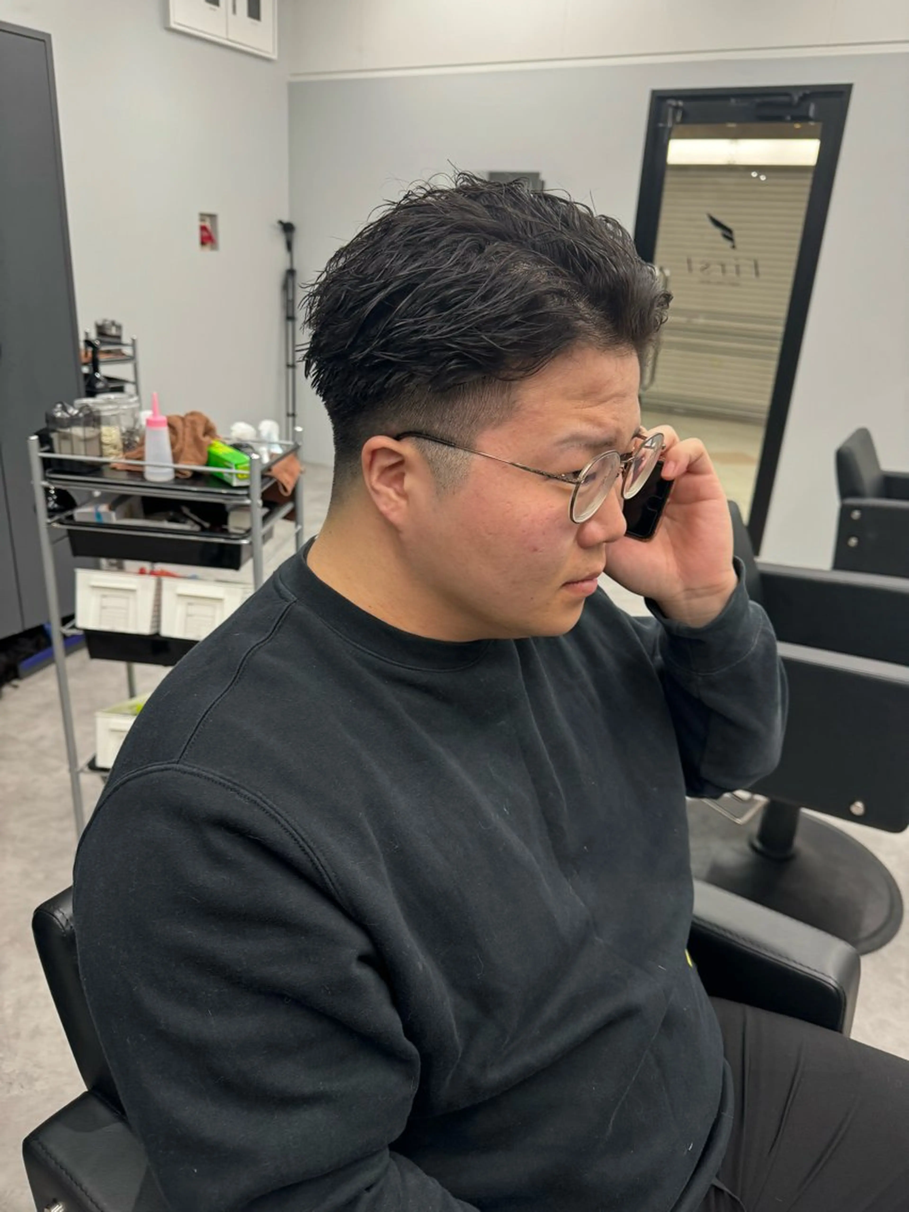 ショート パーマ メンズ Men's専門✂︎ 増田　正義のヘアスタイル