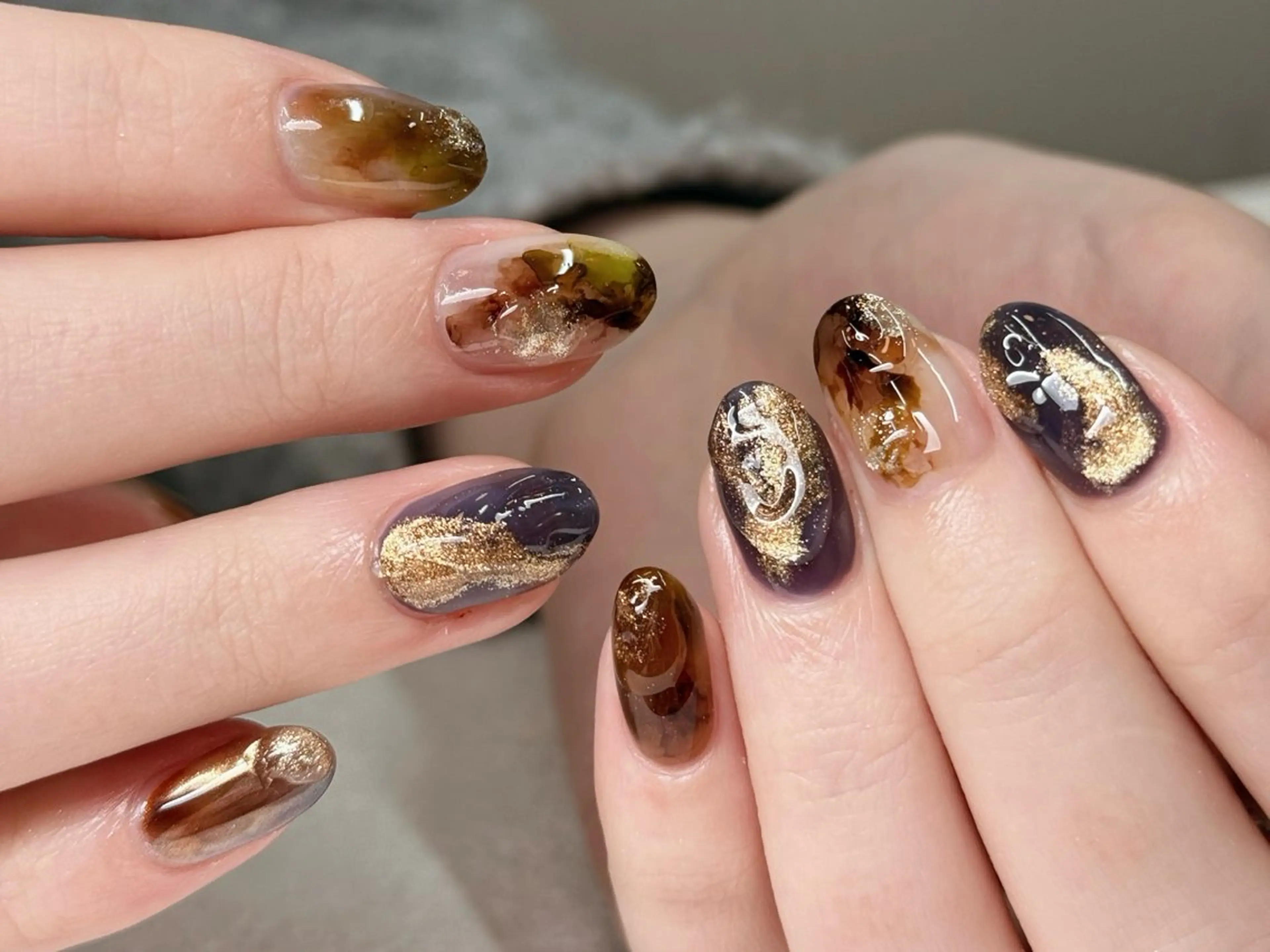 ネイル フレンチネイル マグネットネイル シンプルネイル ネイルチップ ハンドネイル NAILS 168 池袋西口駅前店のネイルデザイン