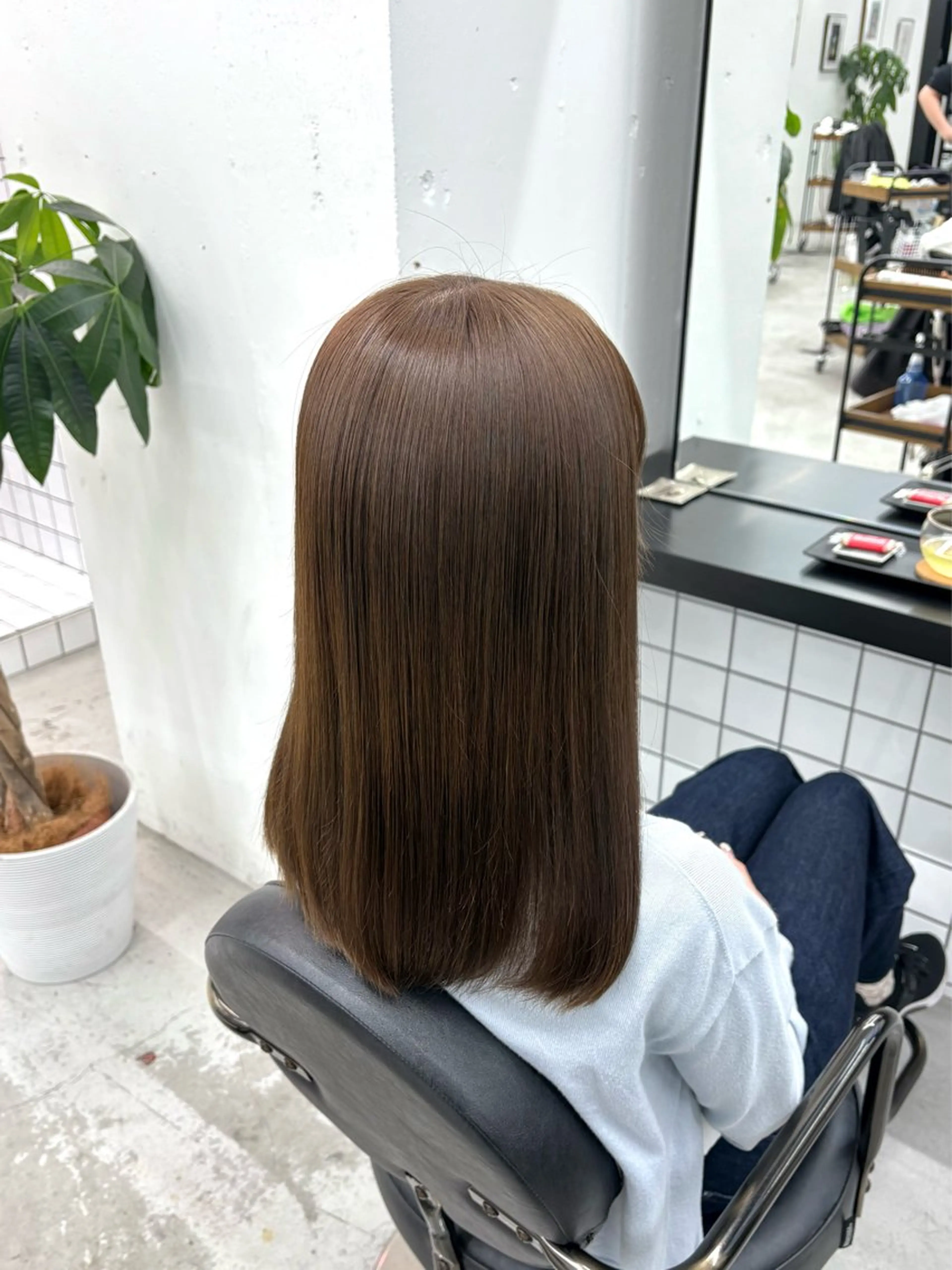 セミロング カラー ヘアカラー トリートメント 🌟ゆりあ🌟 JILLSTUDIOのヘアスタイル