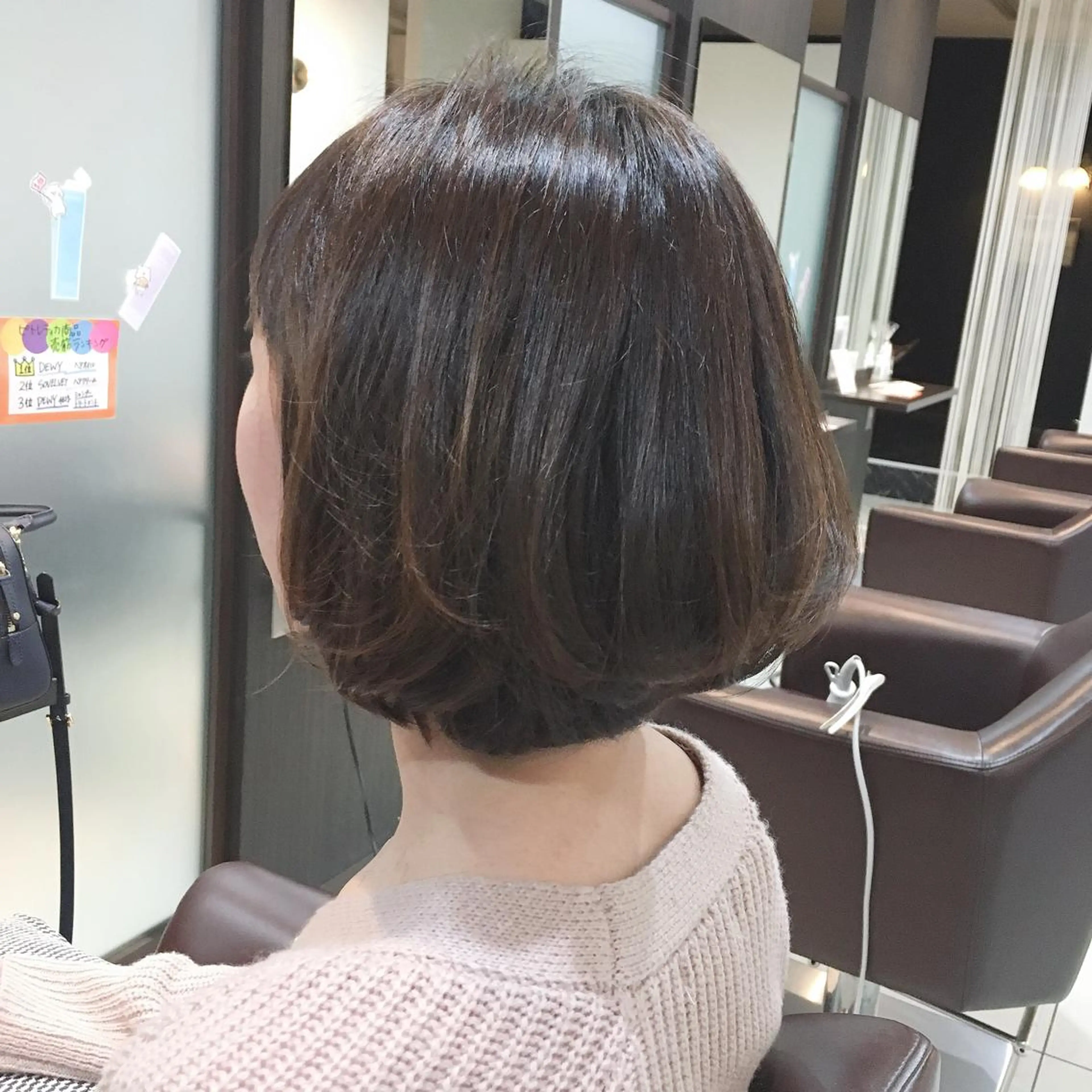 ショート ショートボブ ボブ レイヤーカット ショートヘア 大石 祐那のヘアスタイル