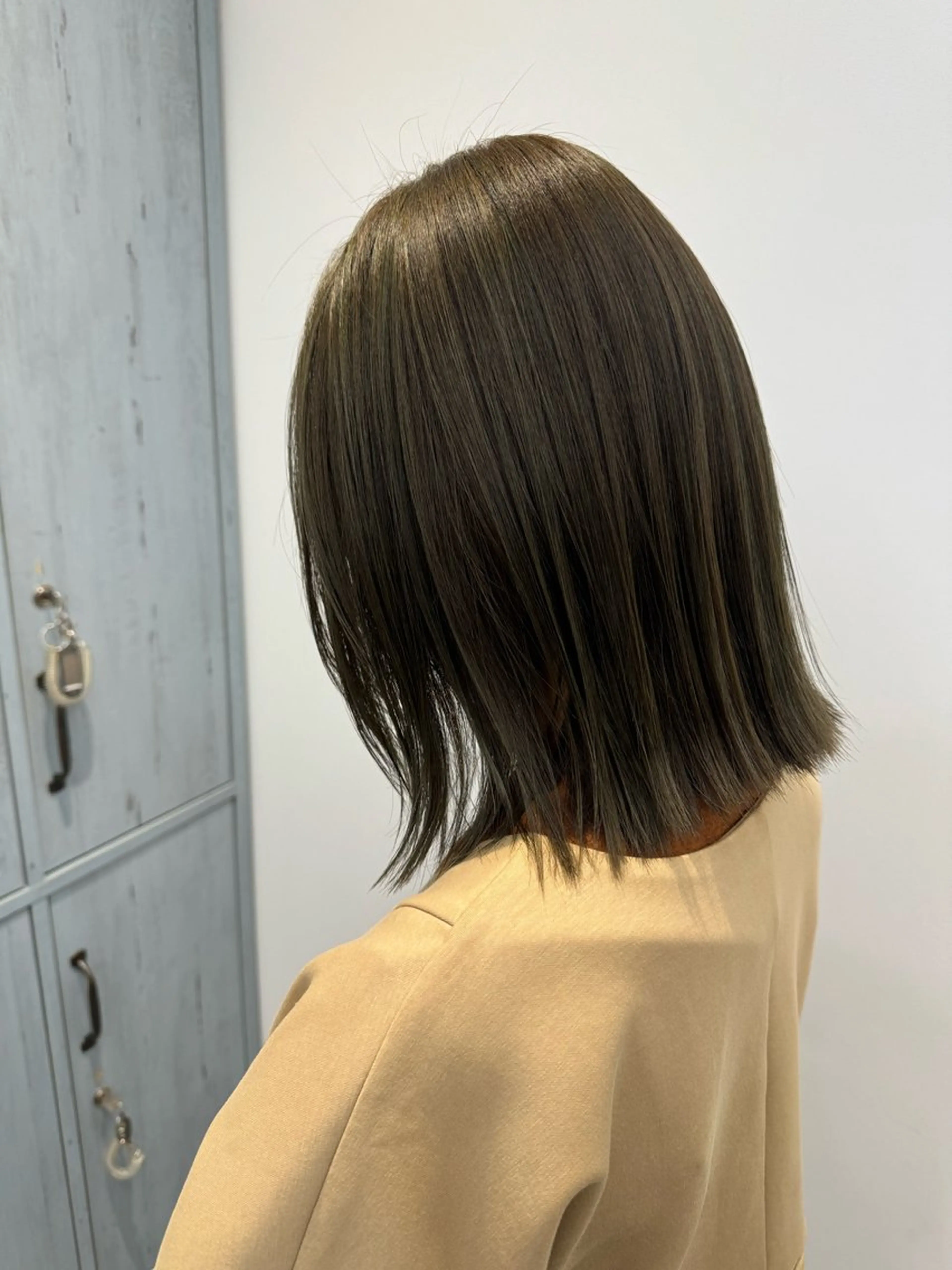 ミディアム ヘアカラー YUME/ ブリーチ／ハイライトのヘアスタイル