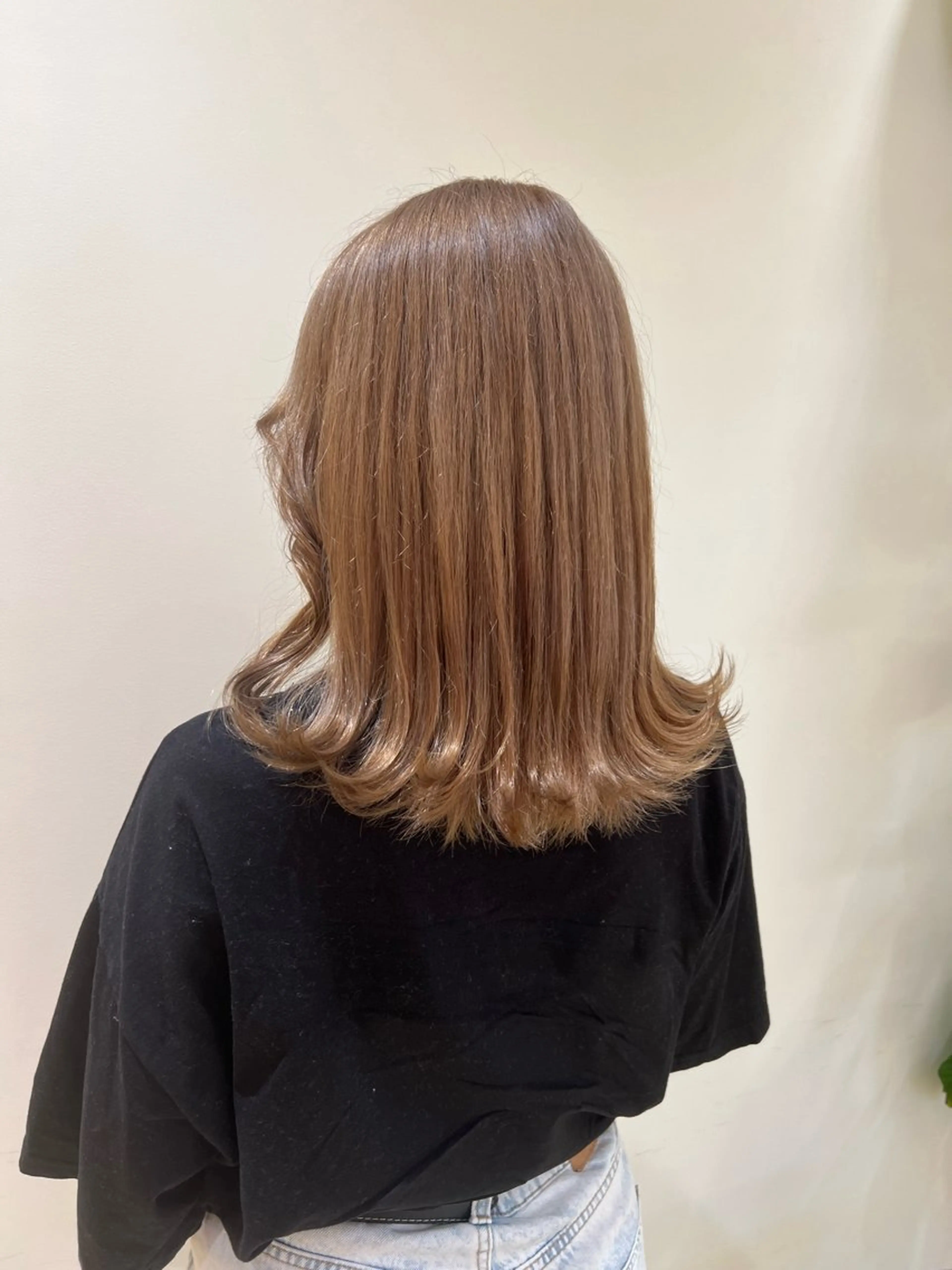 ミディアム カラー 天野 直美のヘアスタイル