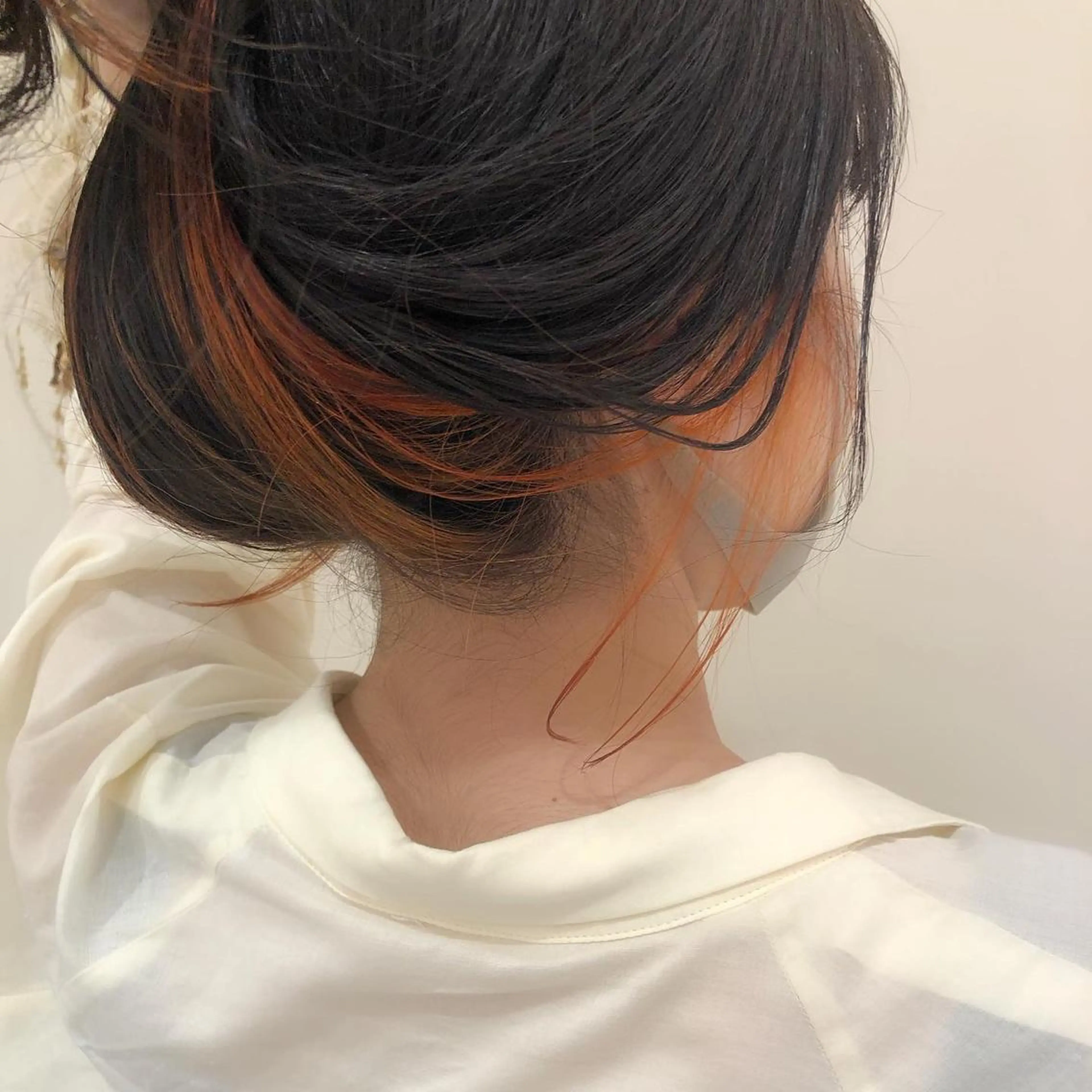 ロング カラー カット ヘアカラー トリートメント プレイングカラー🤍 細めハイライトのヘアスタイル