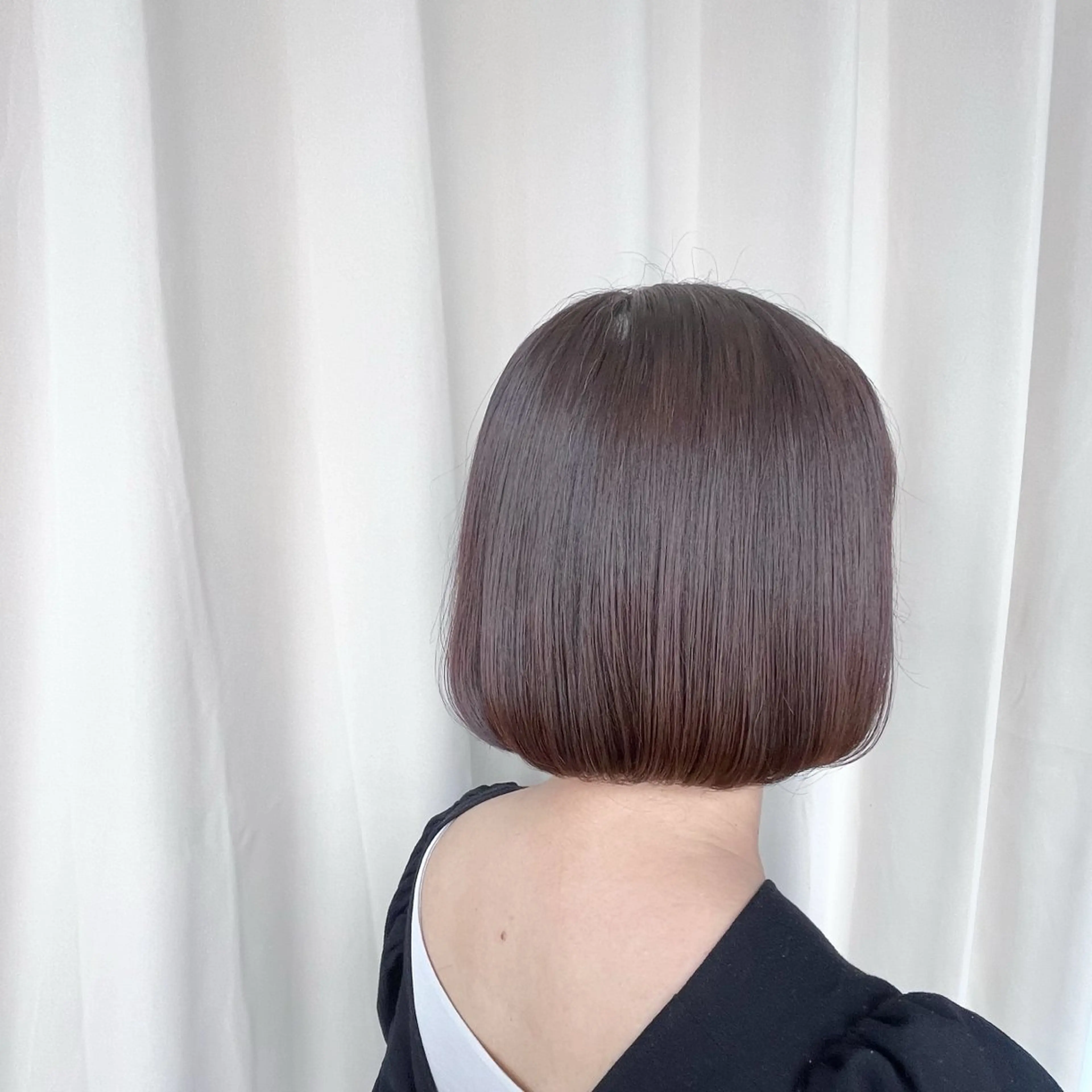 ショート ボブ かなざわ みかのヘアスタイル
