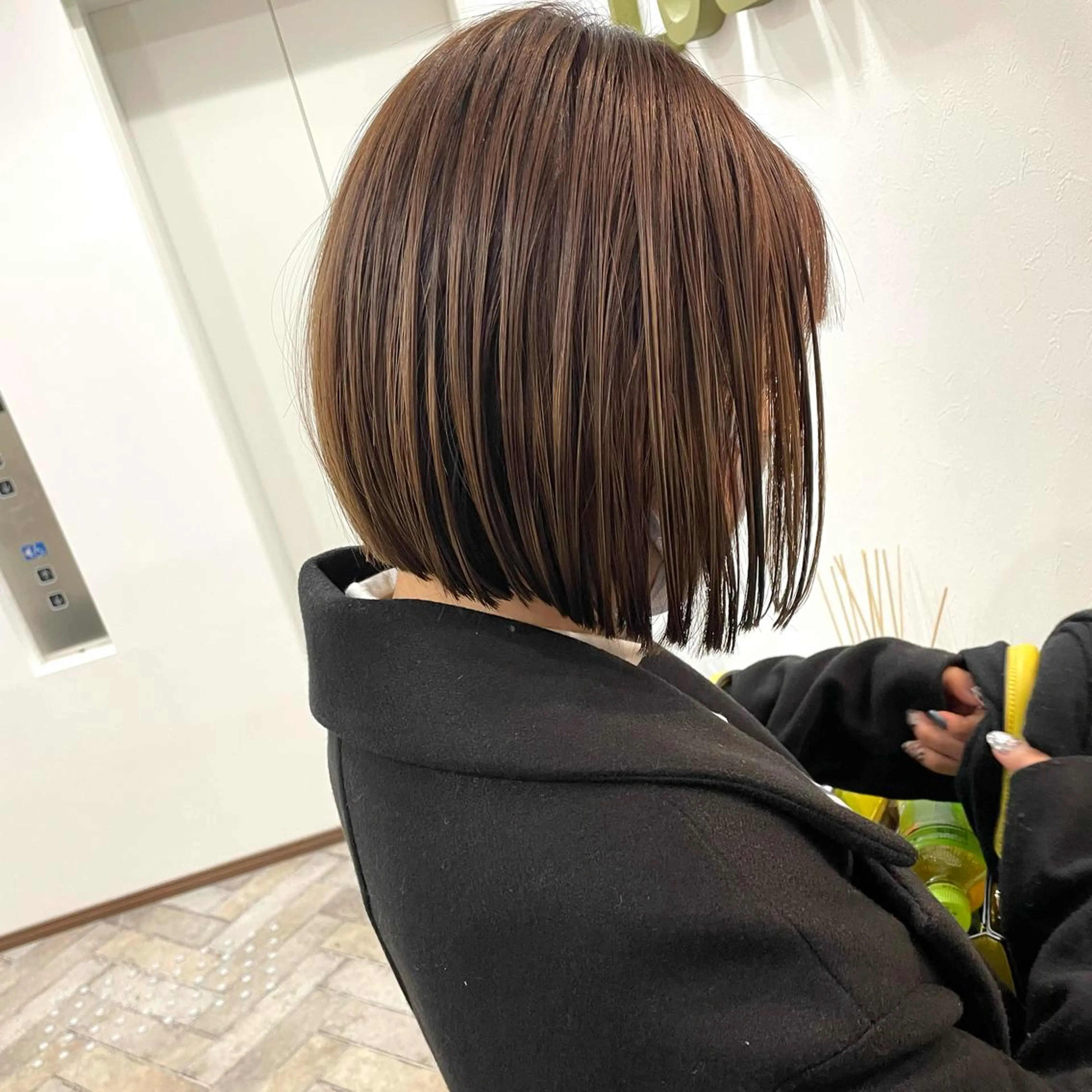 ショート カラー 髪質改善 中川　翔のヘアスタイル