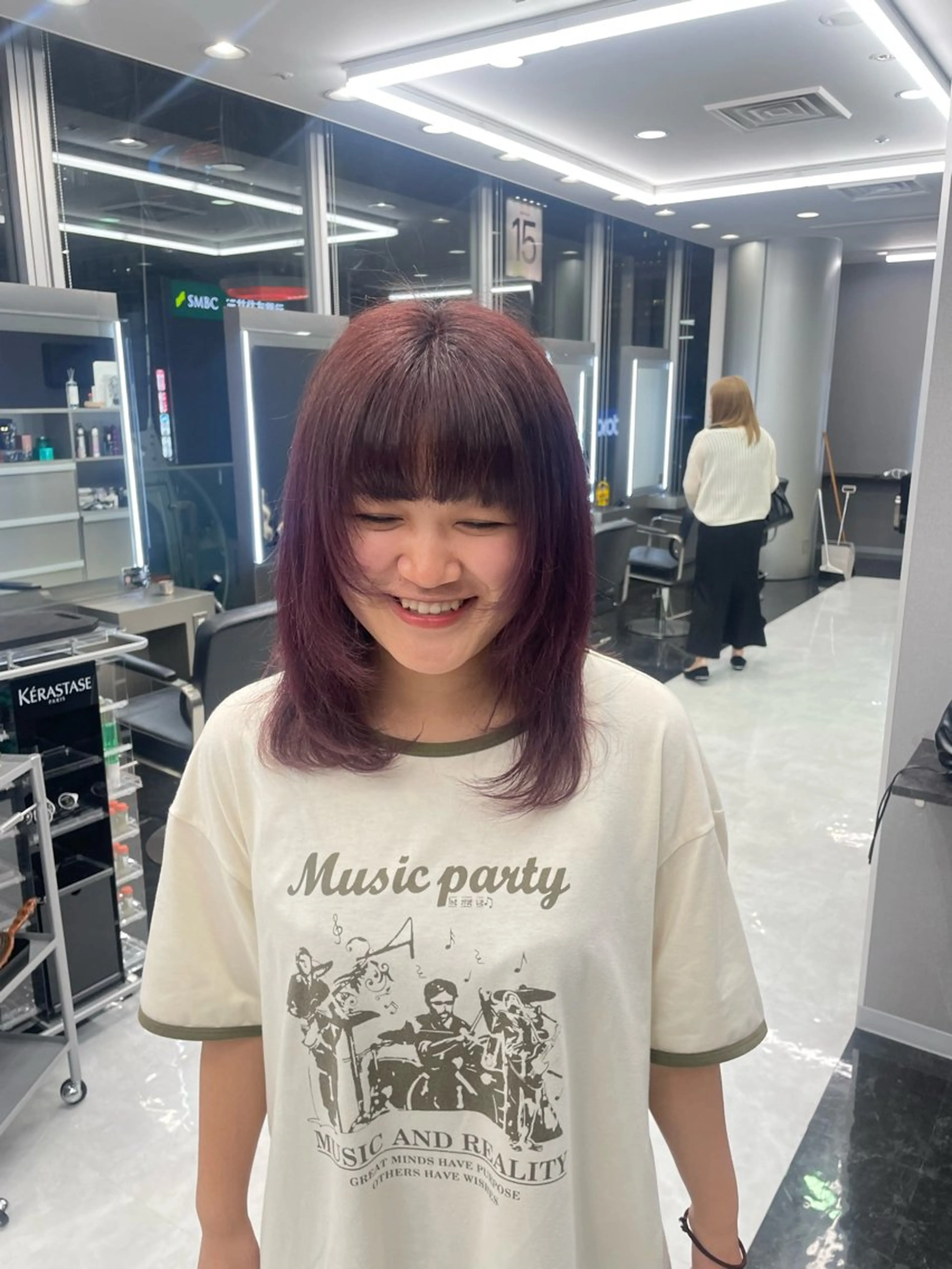 メンズウルフ🐺♡ ピンク♡ヘアメ🎀のヘアスタイル