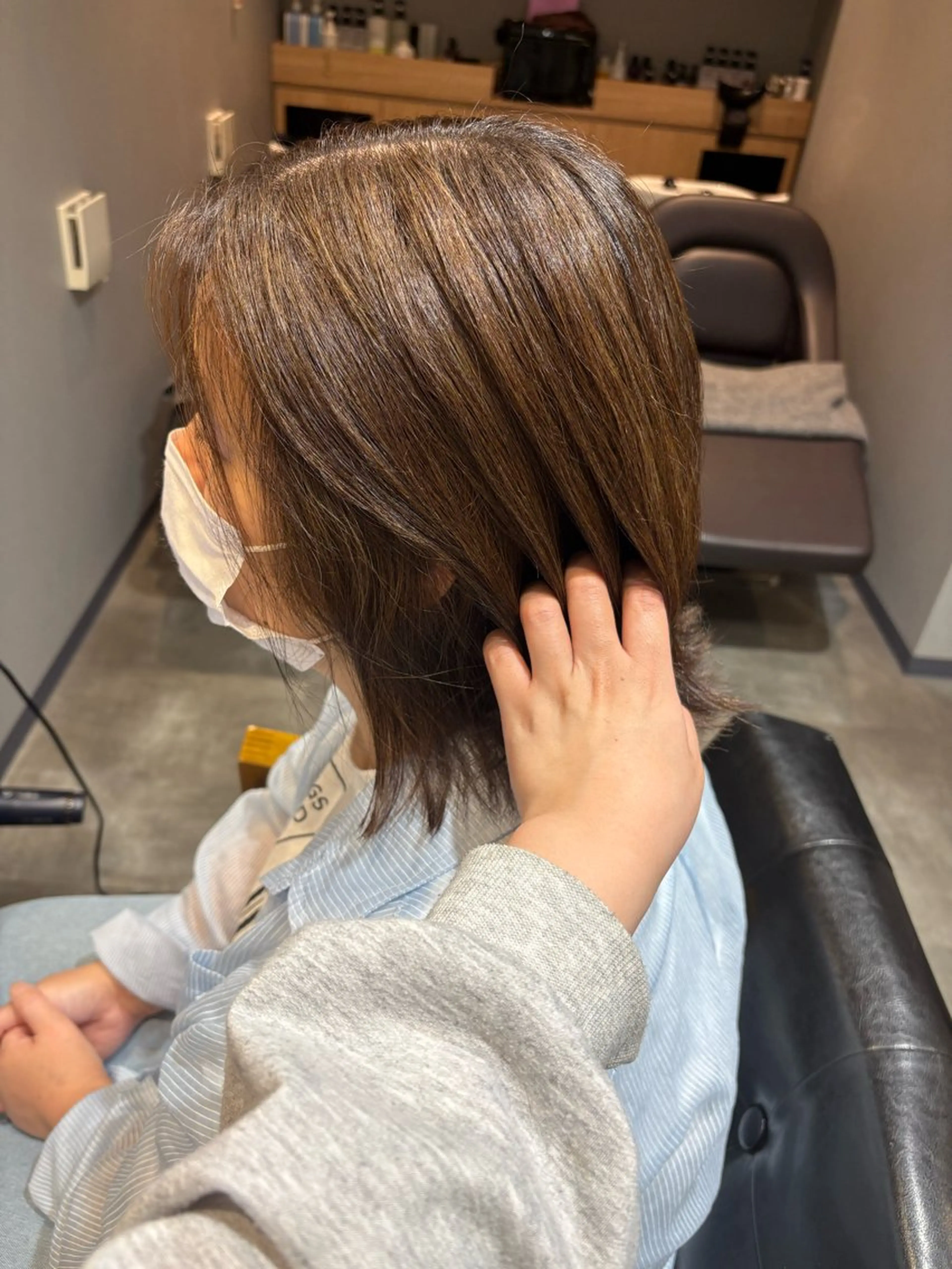 ミディアム ヘアカラー 小堀 いぶきのヘアスタイル