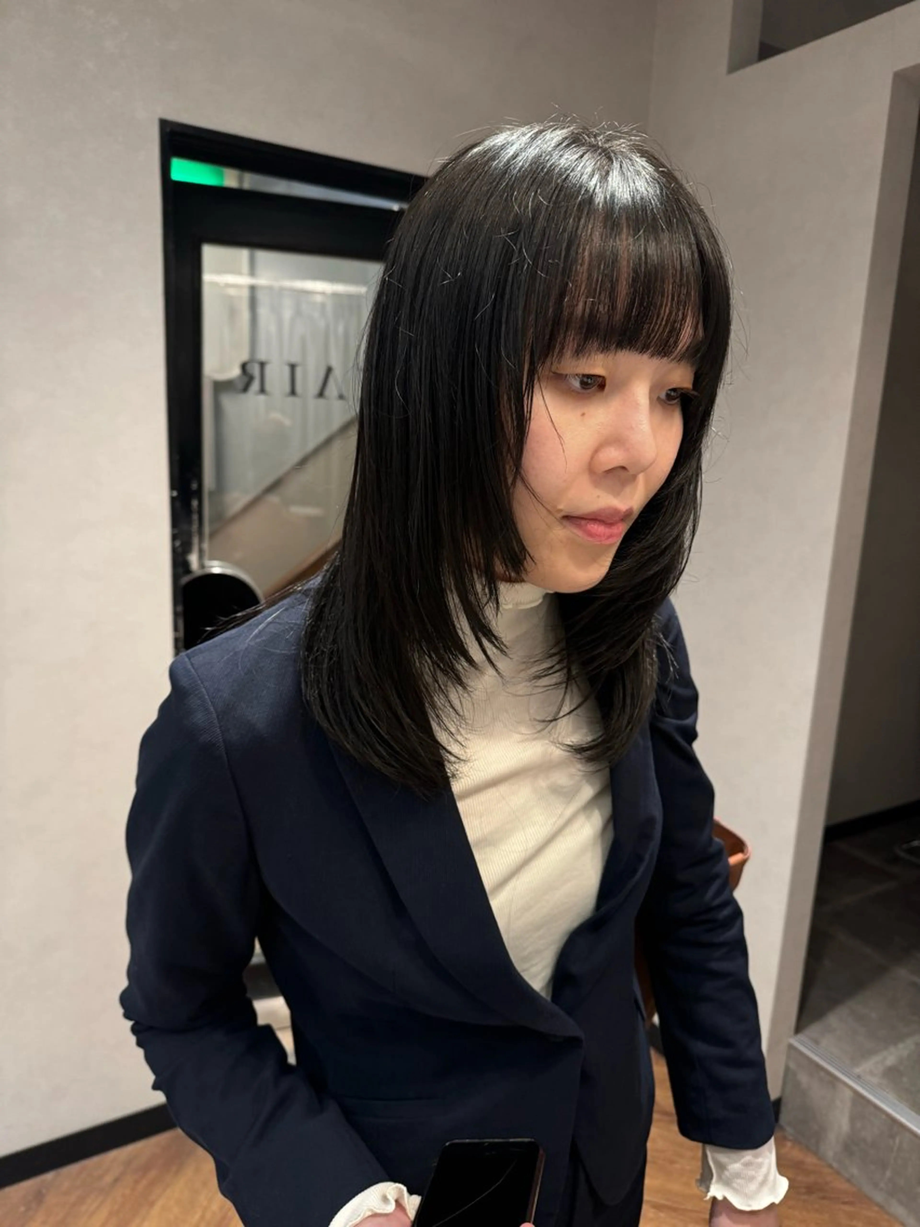 セミロング 門野 優羽のヘアスタイル