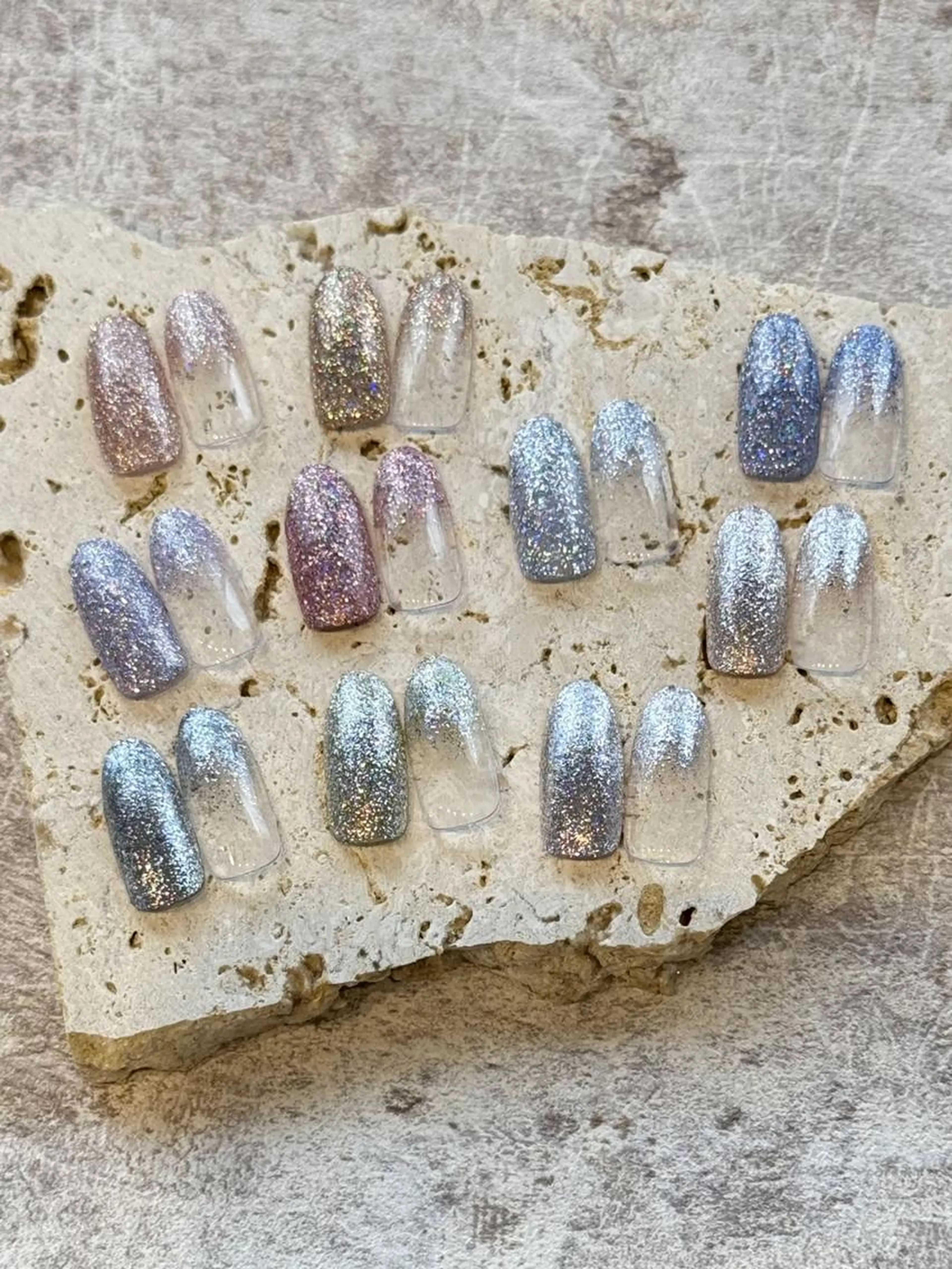 (オフあり）【モデル様募集】HAND.💅🏻ラメグラデーションネイル🎀技術向上のため研修ネイリストが担当！オフ無料の写真
