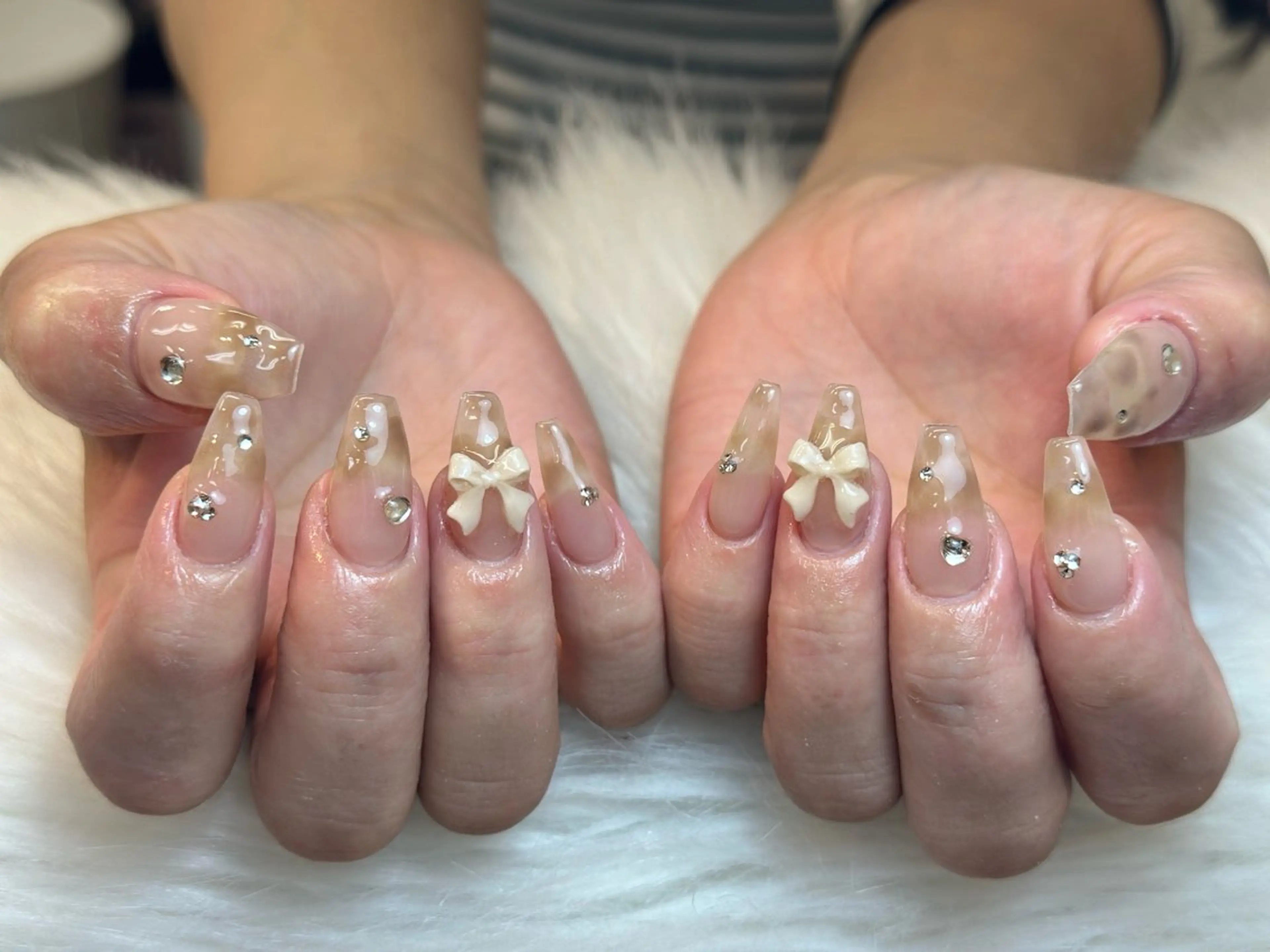 ネイル アートネイル ジェルネイル マグネットネイル ハンドネイル JennNail_ マオのネイルデザイン