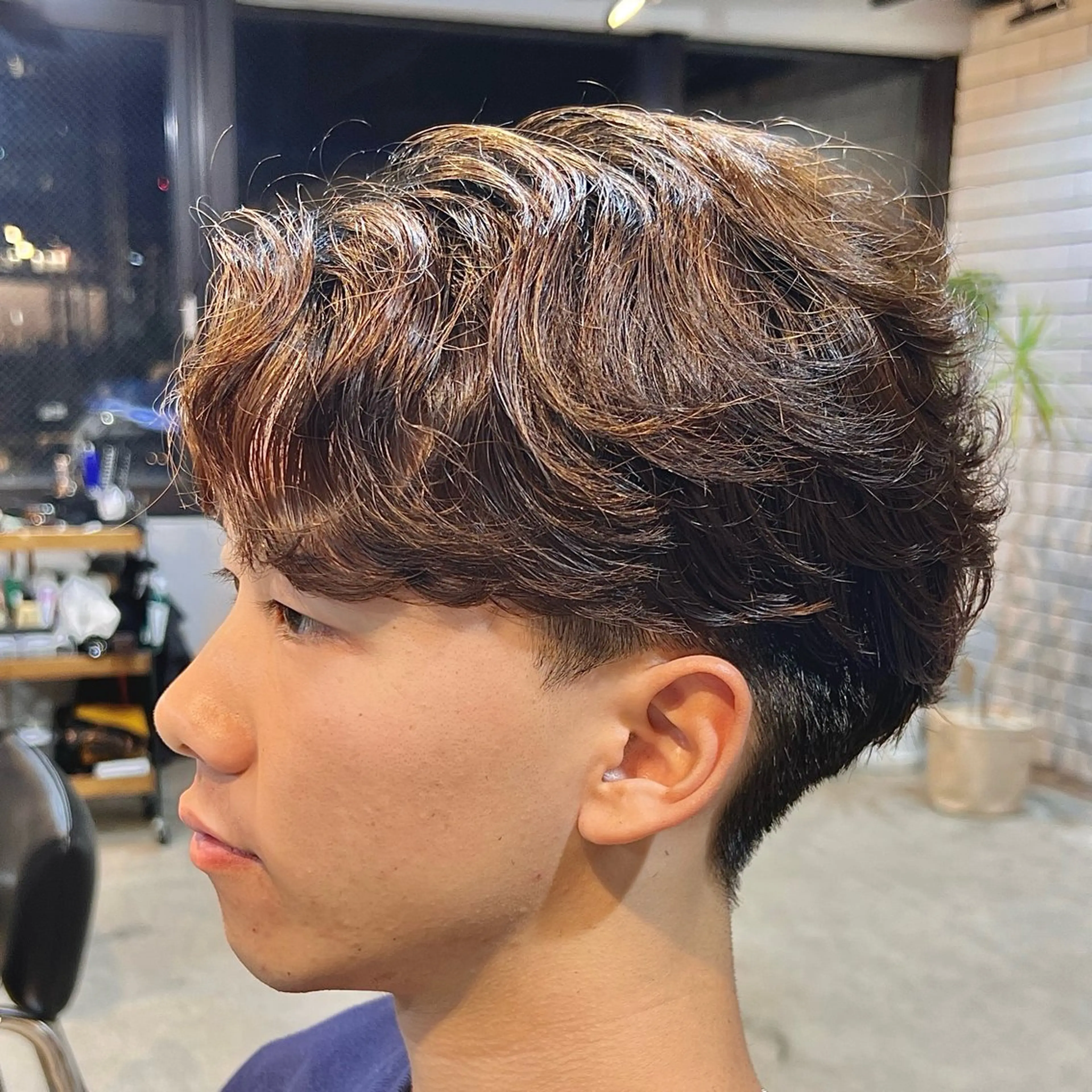 ショート パーマ メンズ カット パーマ ヘッドスパ men’s salon NOA solte. 【メンズサロン ノアソルテ】所属・メンズパーマ職人 加藤 弘貴のヘアスタイル