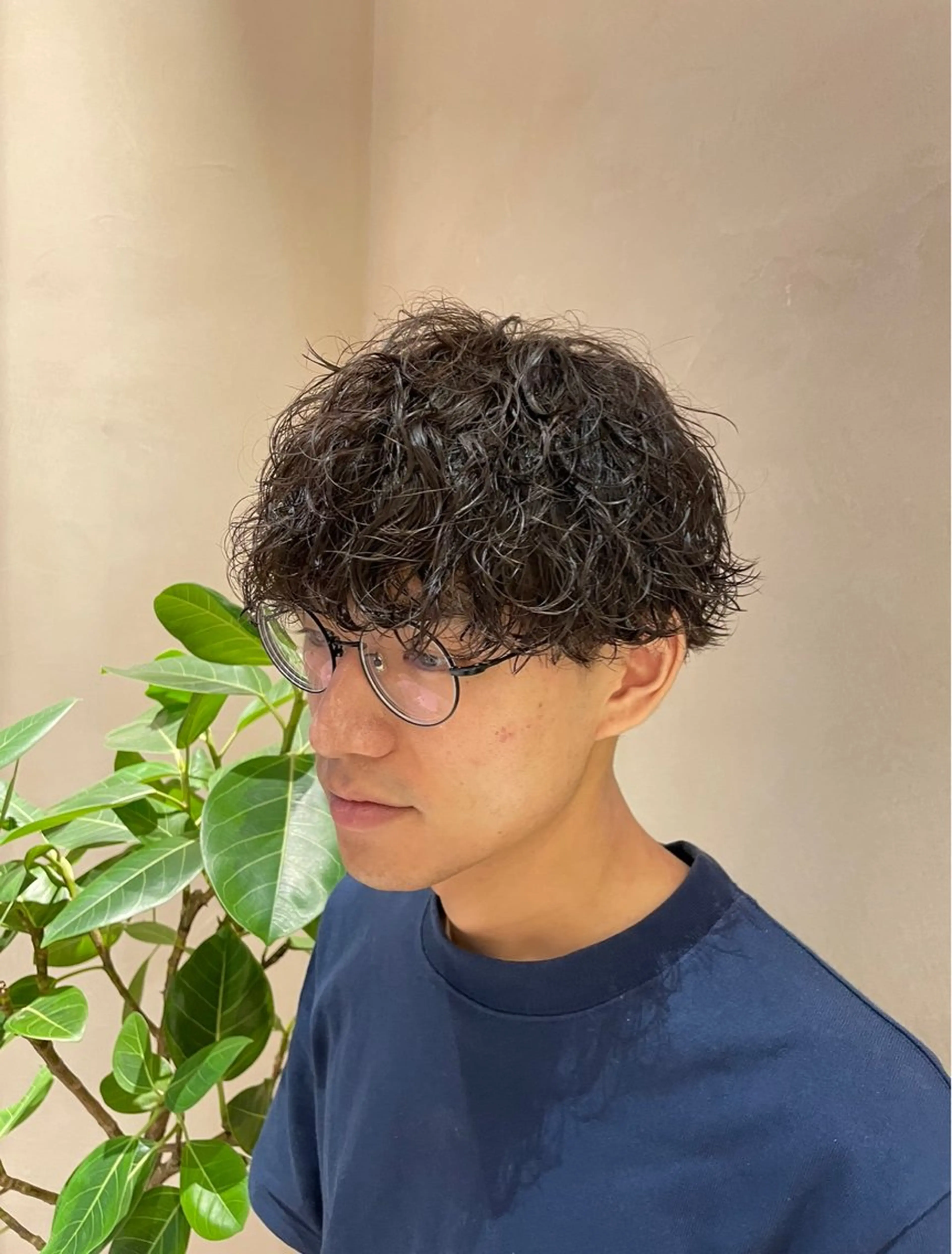 ショート パーマ メンズ カット パーマ メンズ特化美容師 🤍FUKAのヘアスタイル