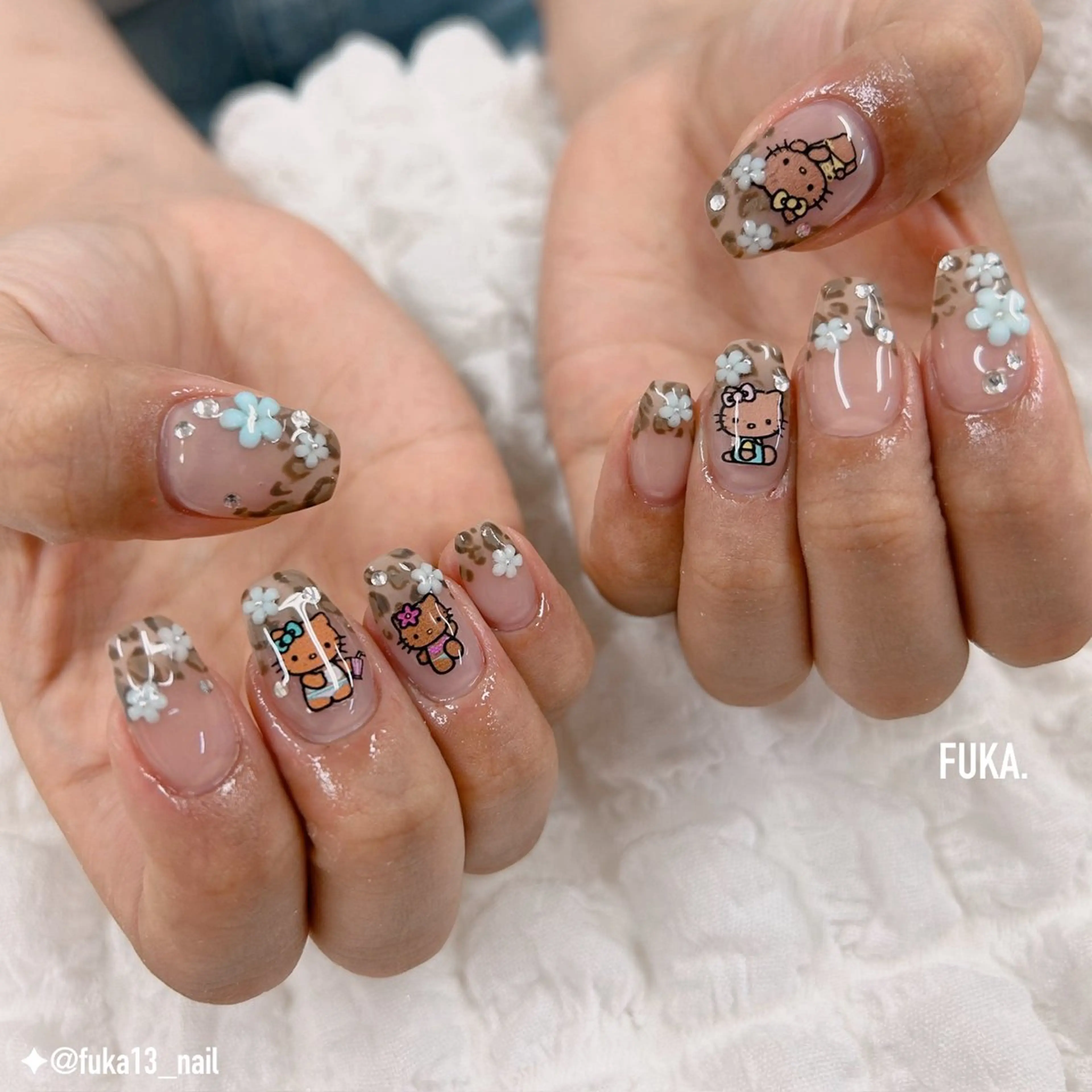 ネイル フレンチネイル 韓国ネイル 夏ネイル ハンドネイル ネイルサロンAnela【アネラ】所属・Nail♡Fuka. /12月予約受付中のネイルデザイン