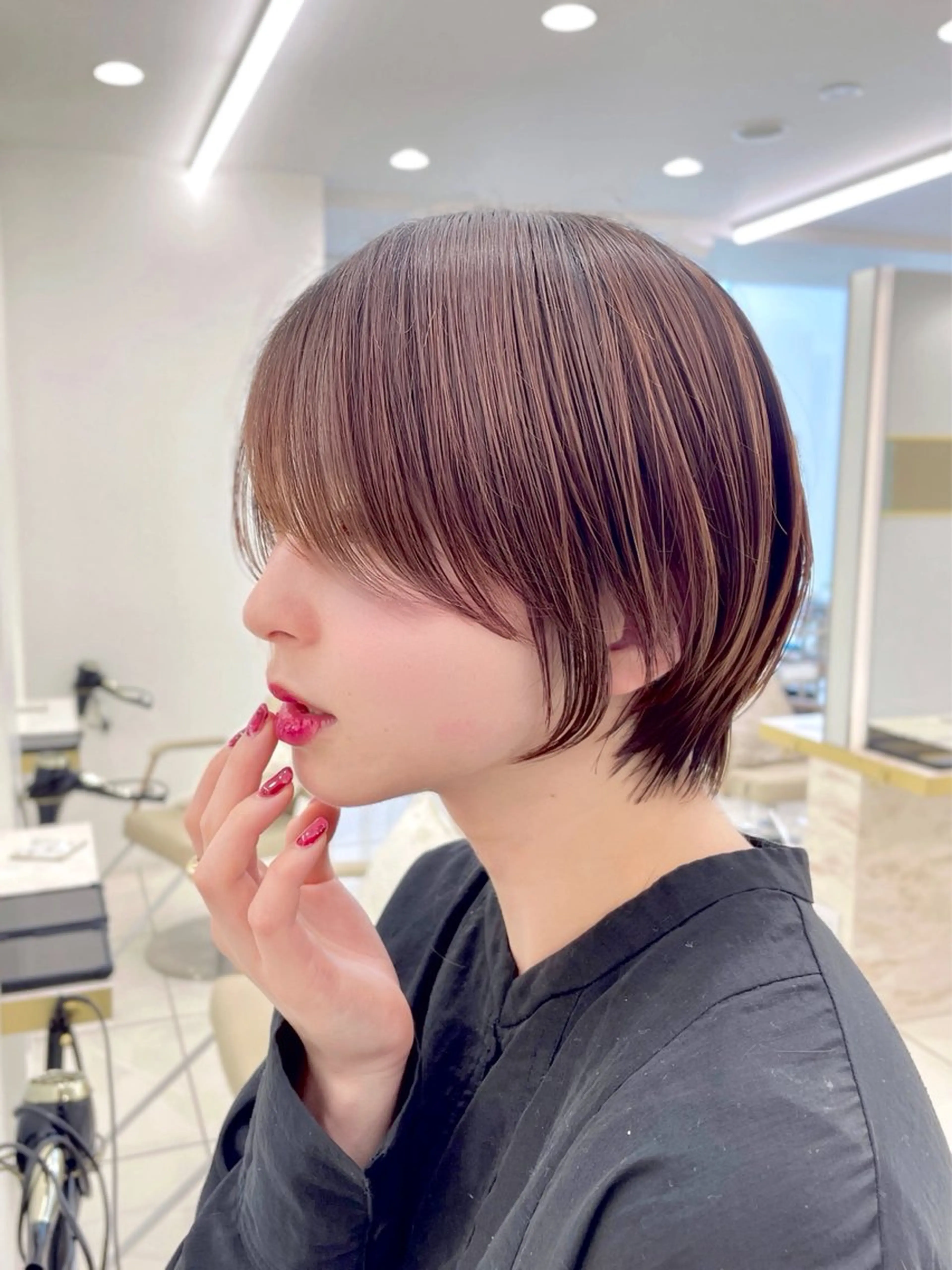 ショート ボブ ショートヘア トリートメント ショート/似合わせ/ 透明感カラー古市唯人のヘアスタイル