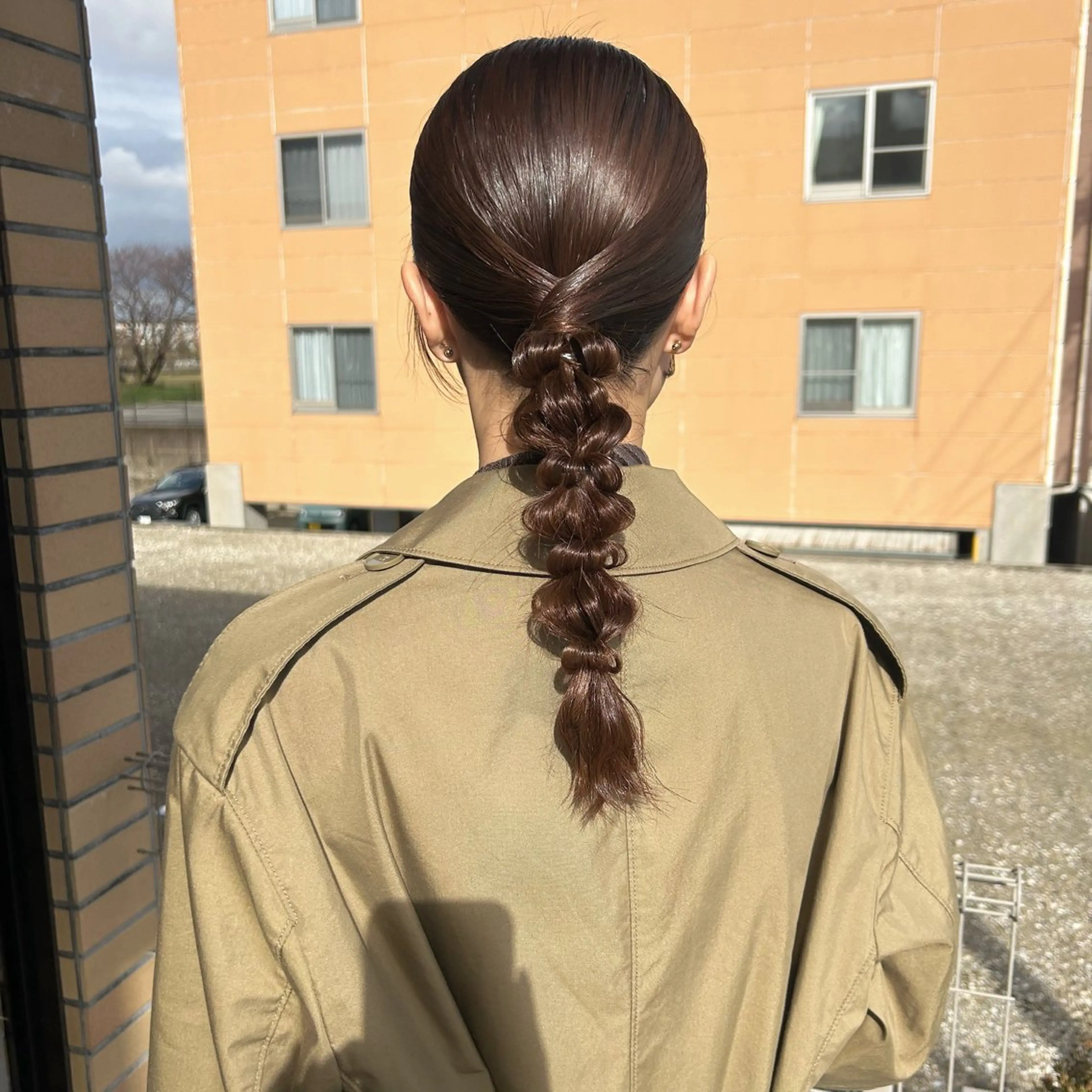 セミロング ヘアセット en⁺ trust所属・山口 麗音のヘアスタイル