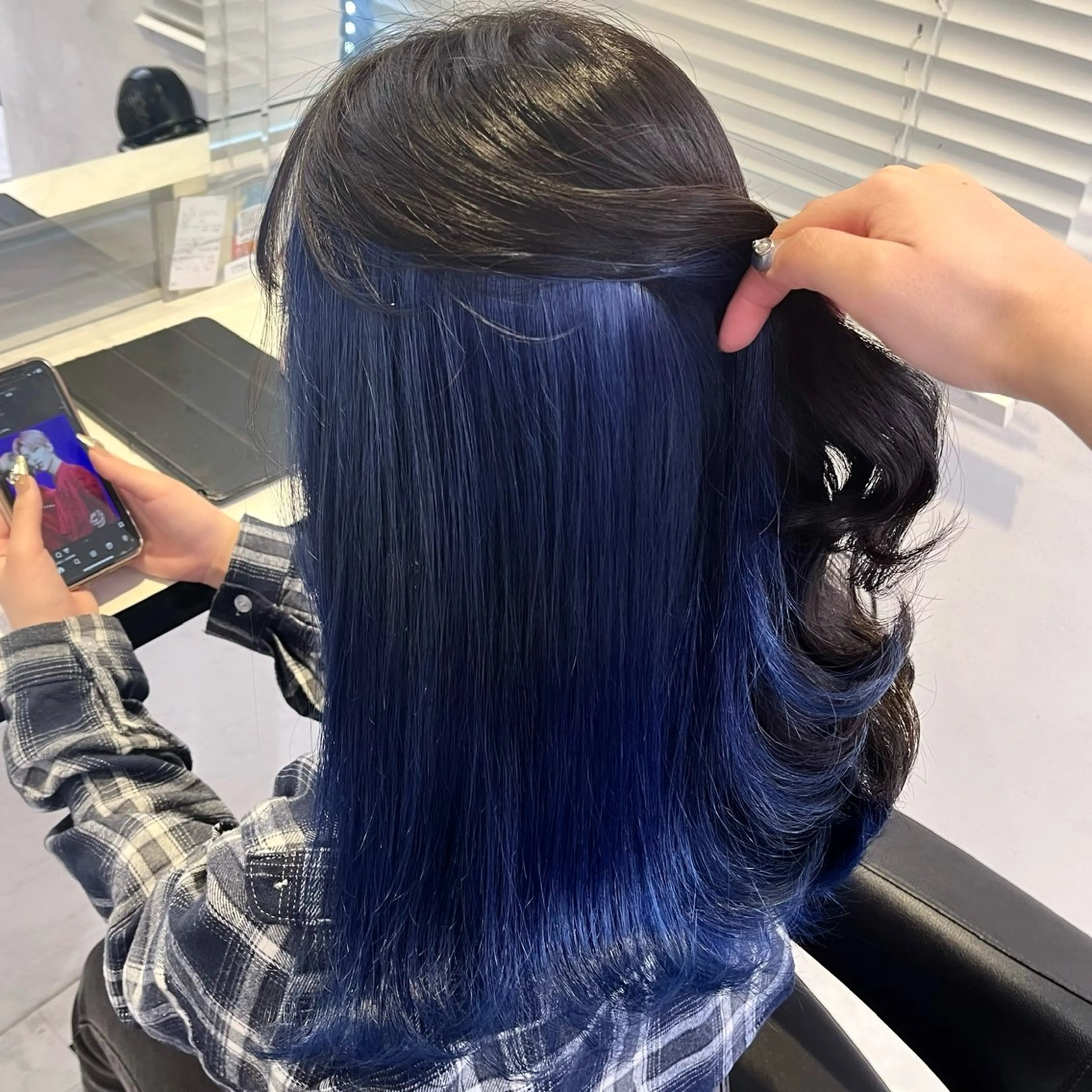 ミディアム 🍒透明感カラー🌨 🥕ハイトーンカラーのヘアスタイル