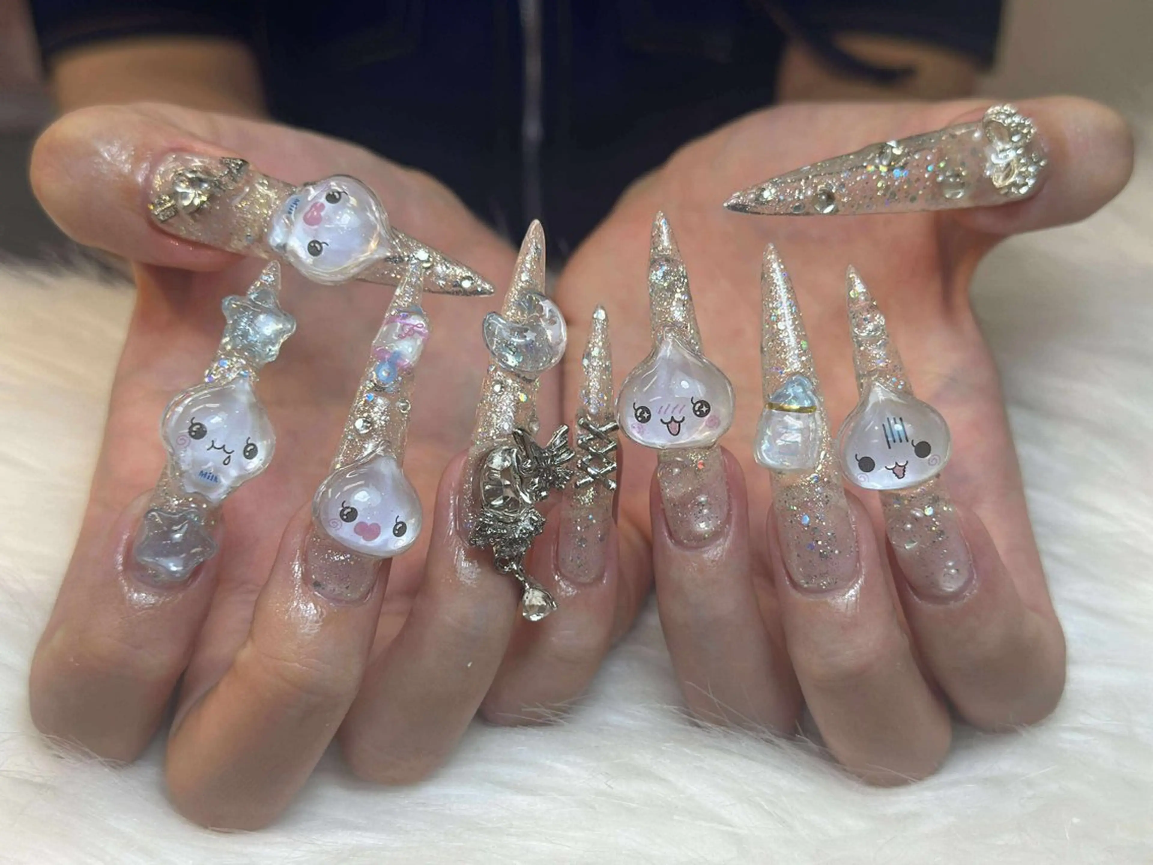 ネイル アートネイル 成人式 ジェルネイル ニュアンスネイル 夏ネイル ハンドネイル Jenn Nail Shinokuboのネイルデザイン