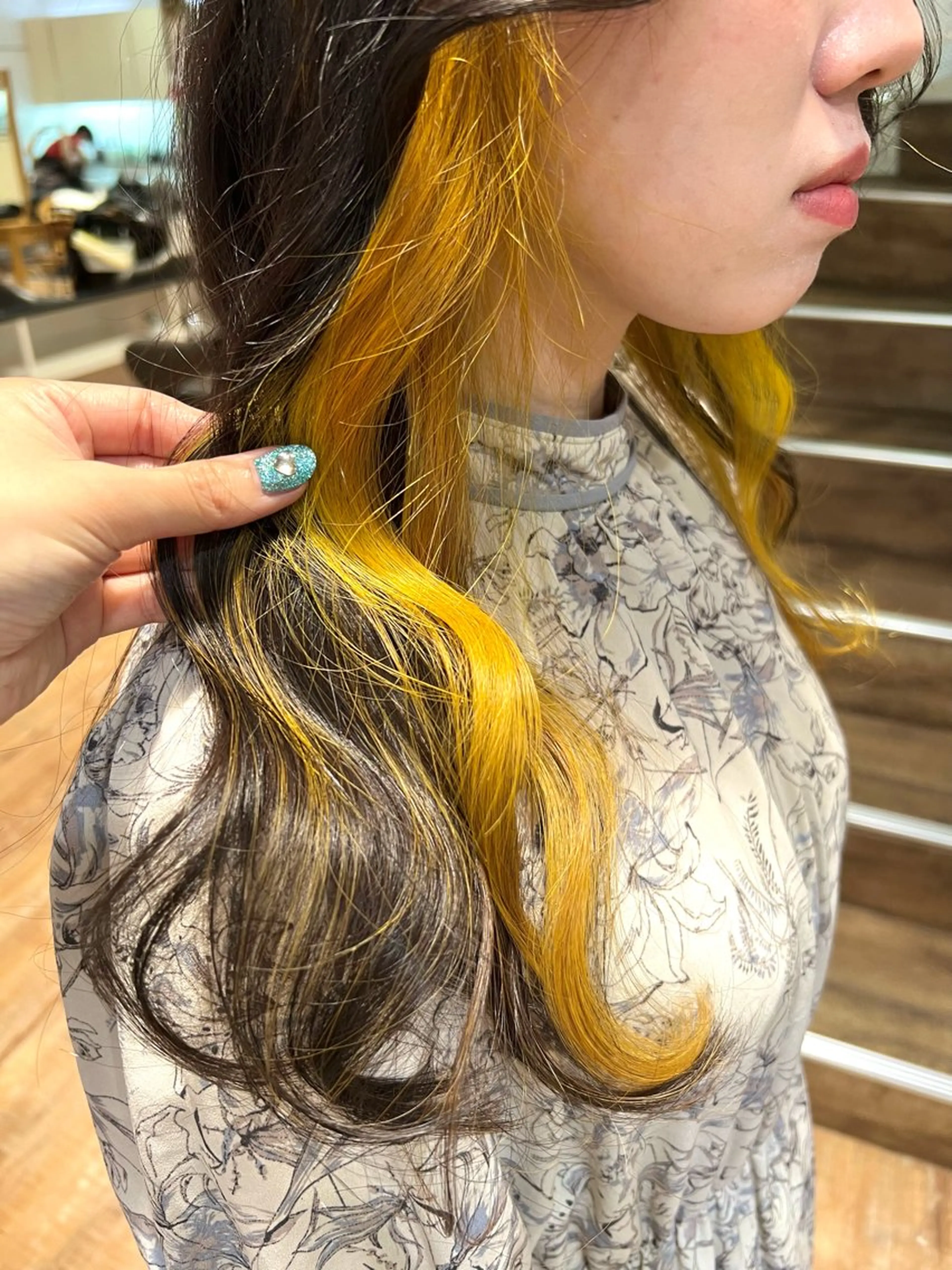 カラー ヘアカラー トリートメント インナーカラー♡ Nanakoのヘアスタイル