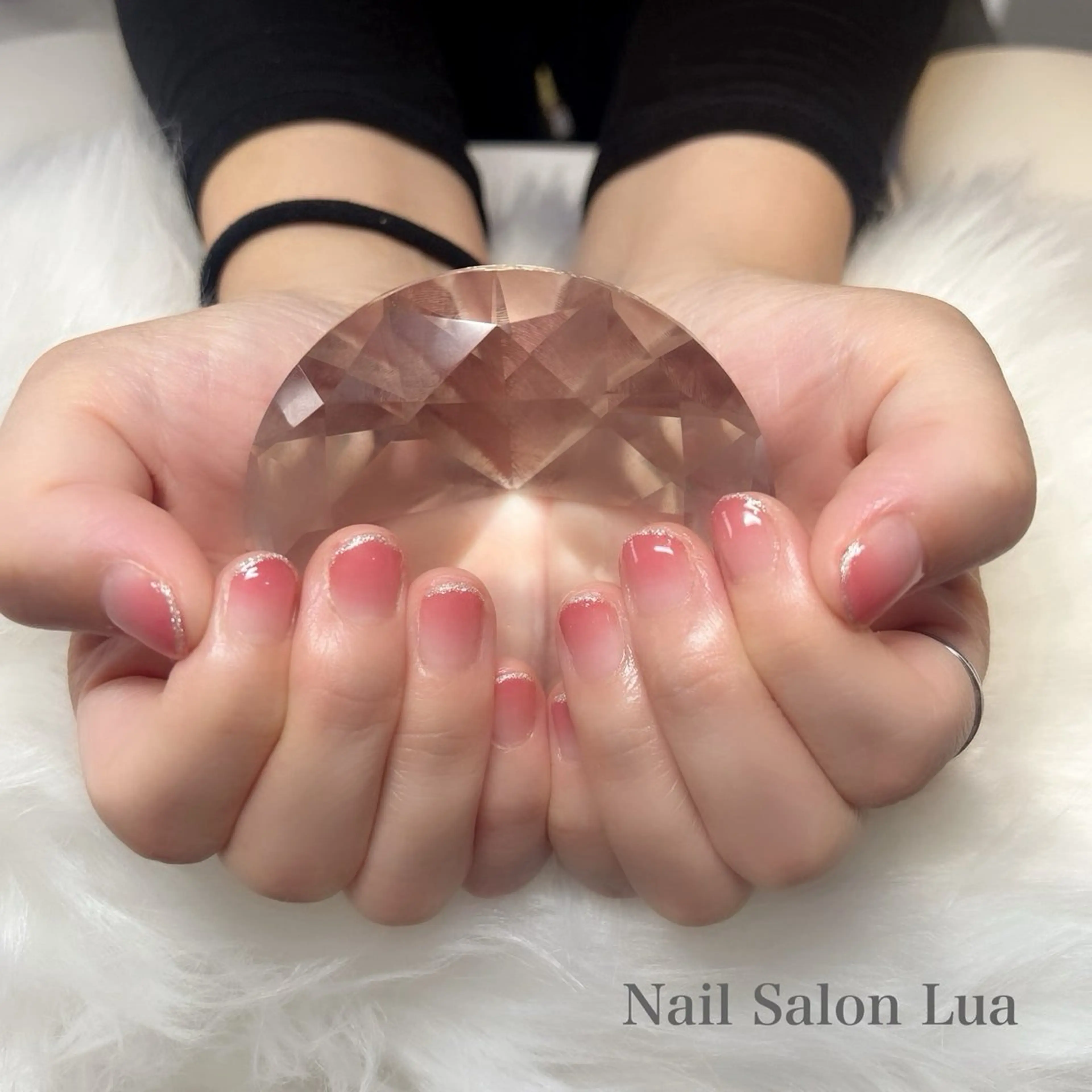 ネイル グラデーション ピンク NAILSALON Lua/amiのネイルデザイン