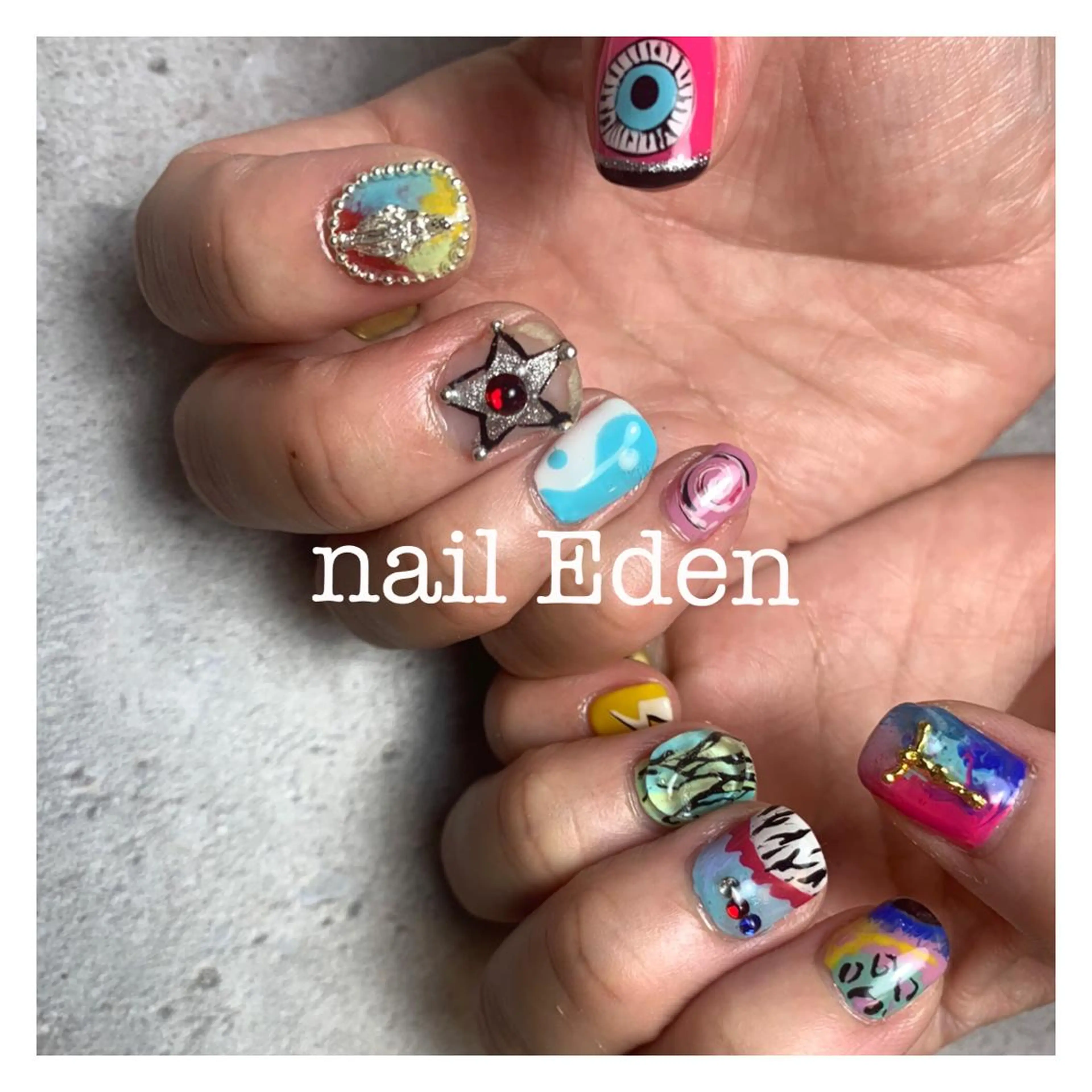 ネイル 持ち込み Eden　private nail saron所属・Eden ♾️のネイルデザイン