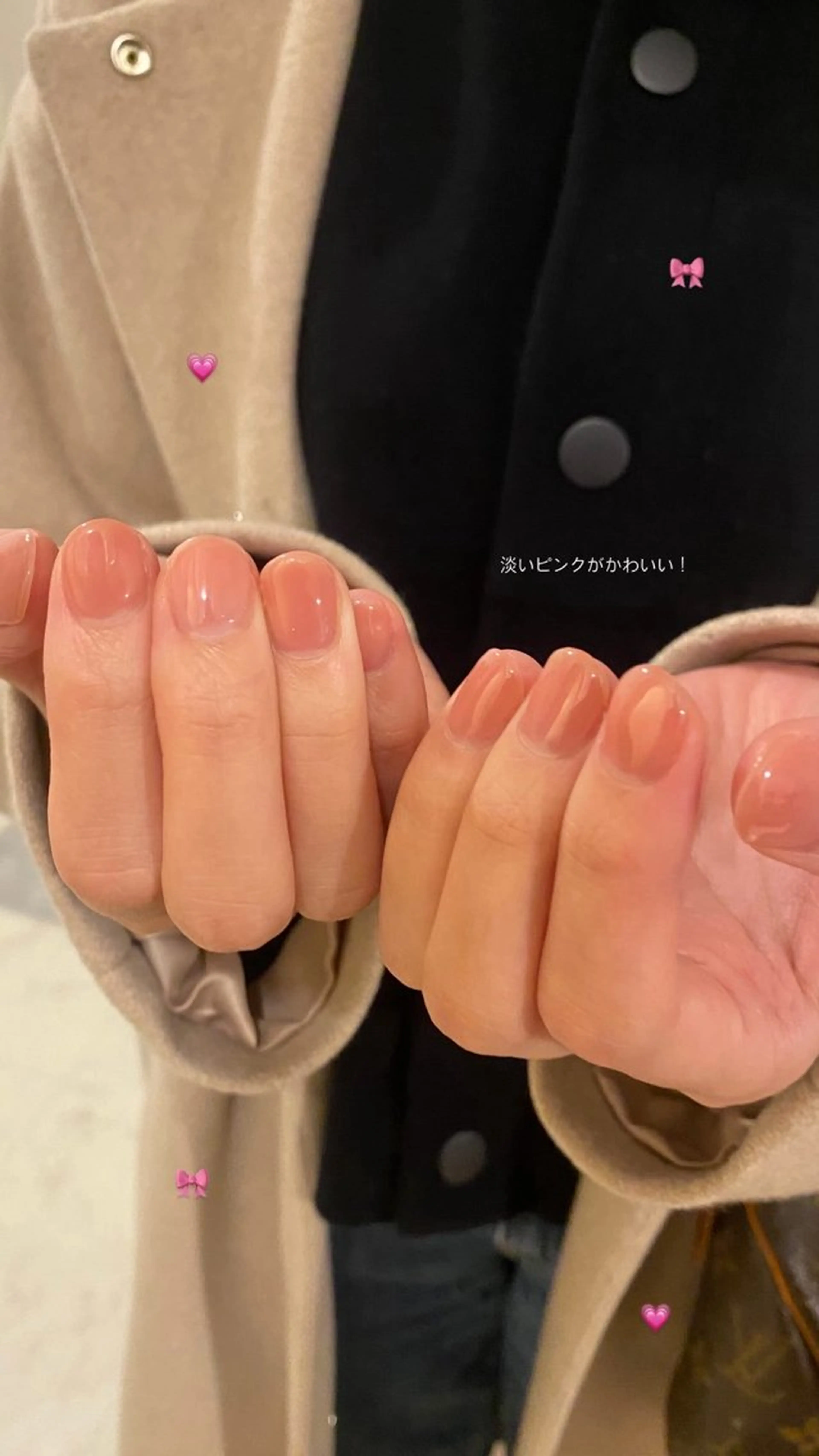 ネイル ワンカラーネイル ピンク umi nailのネイルデザイン