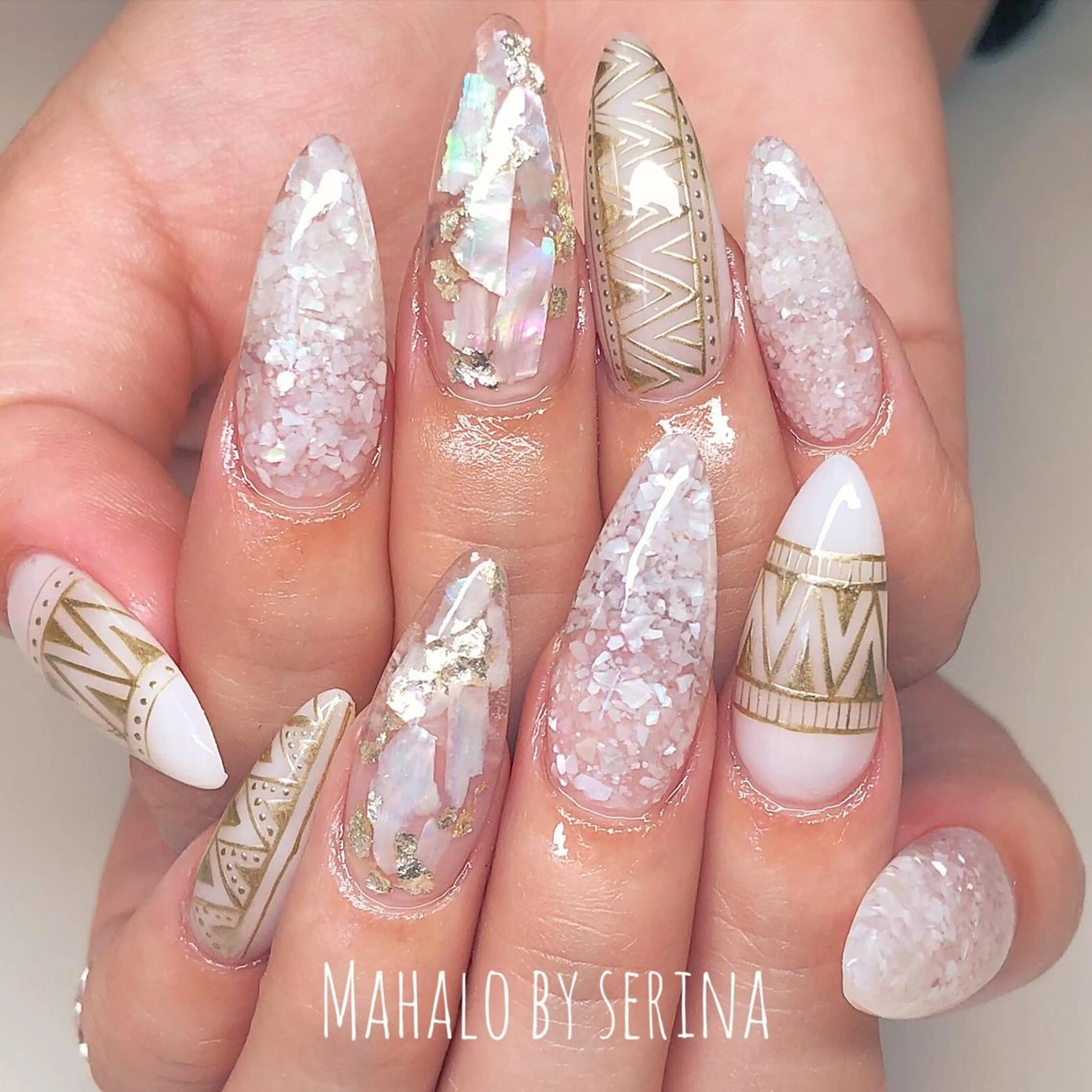 ロング カラー ネイル SUNNY BAE. SERINAのネイルデザイン