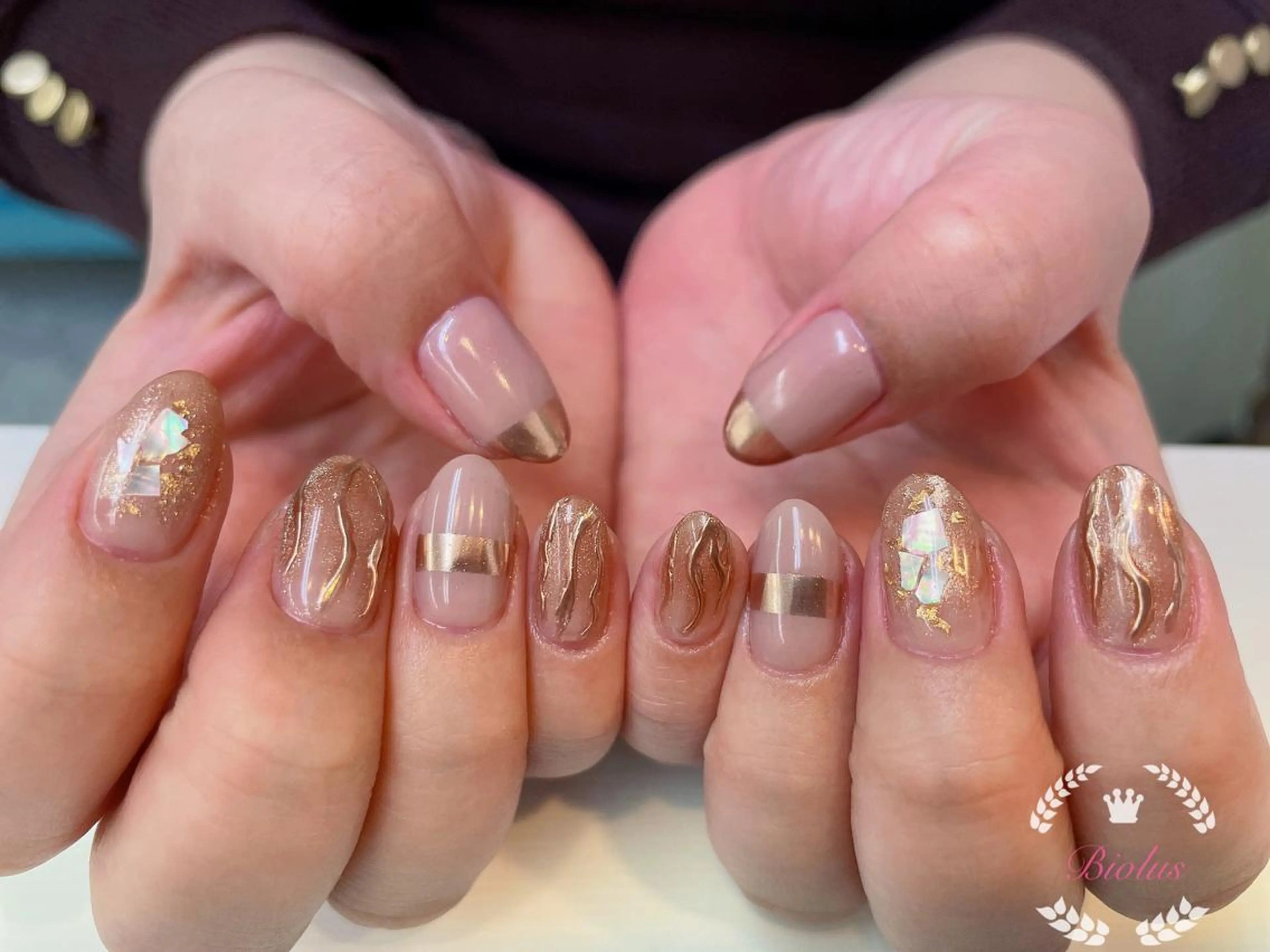 ネイル ニュアンスネイル ハンドネイル vimore ネイルサロンのネイルデザイン